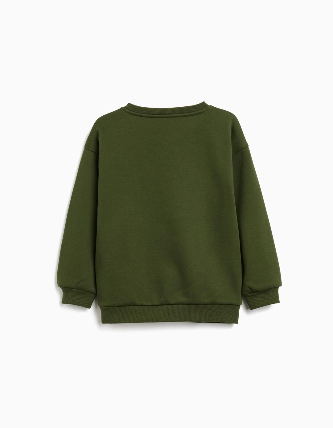 Sweatshirt de Felpa, Menino, Verde Escuro