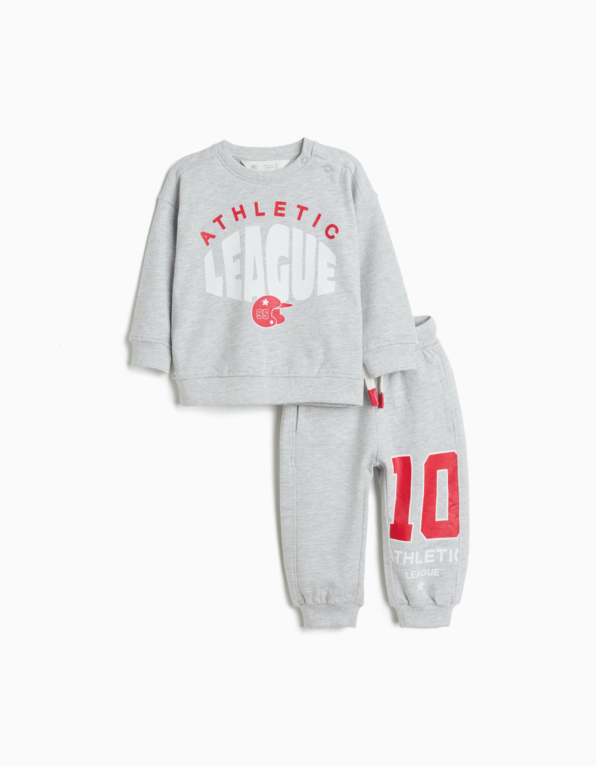 Comprar Online Conjunto de Jogging, Menino, Cinzento Claro