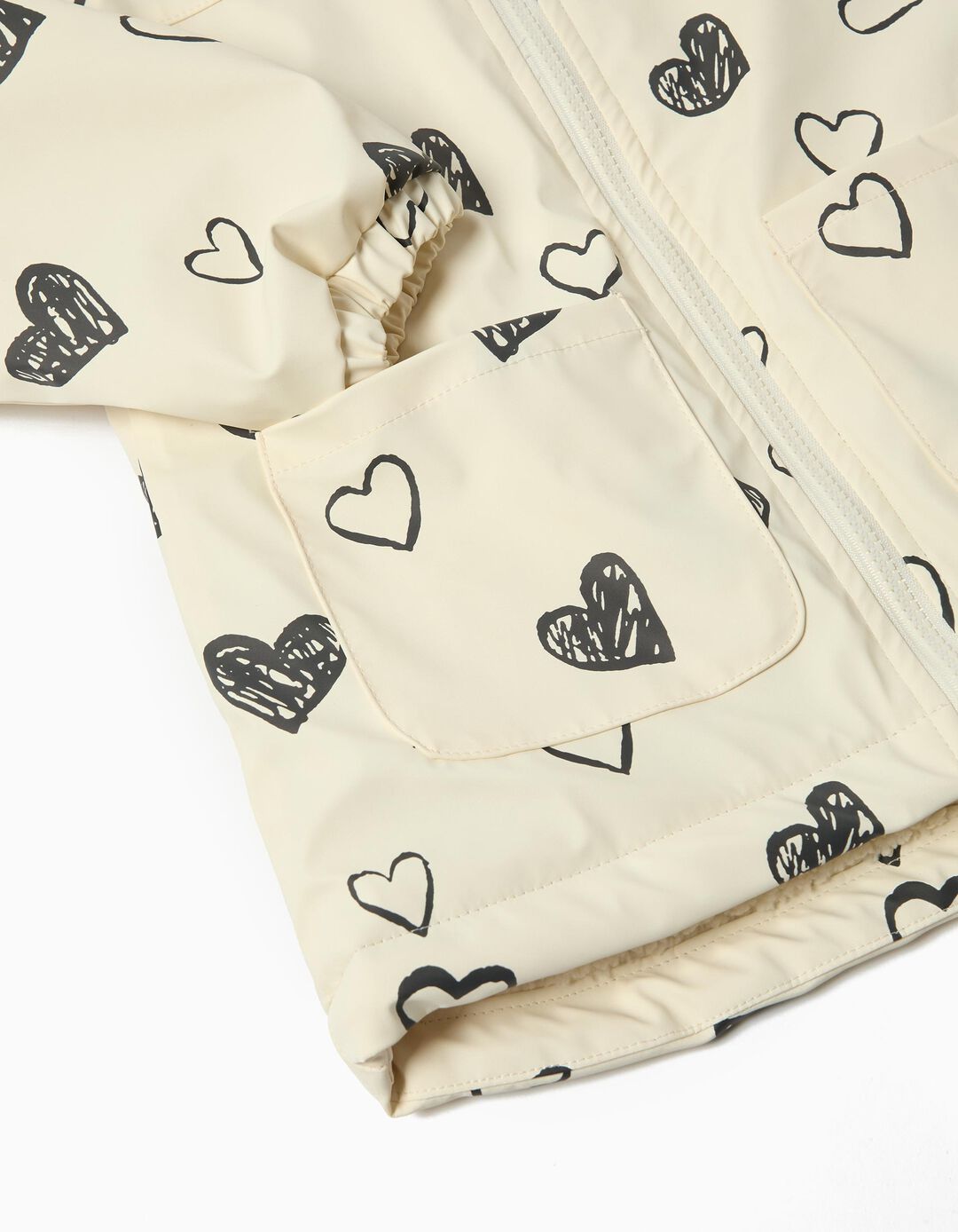 Parka, Menina, Branco