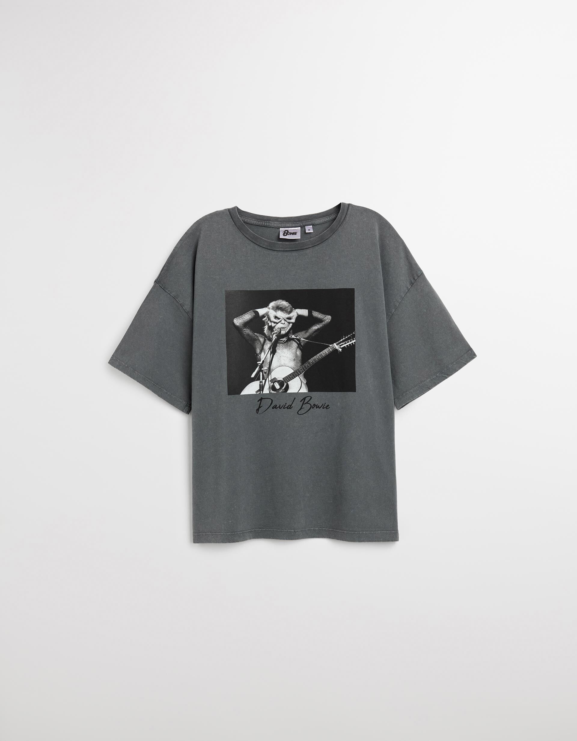 T-shirt 'Bowie', Mulher, Cinzento Escuro MO Online