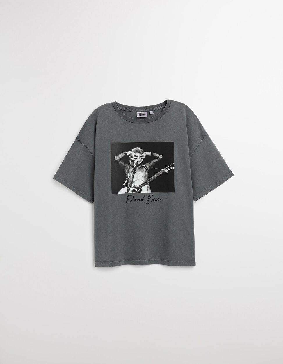 T-shirt 'Bowie', Mulher, Cinzento Escuro MO Online