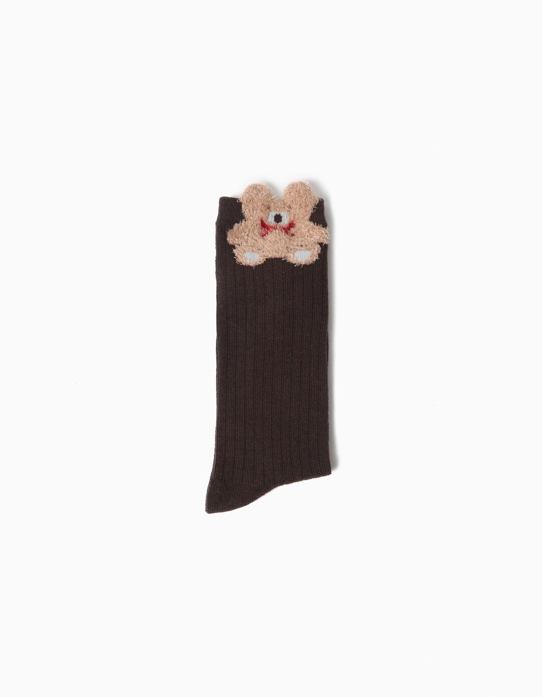 Meias Com Urso, Menina, Multicolor