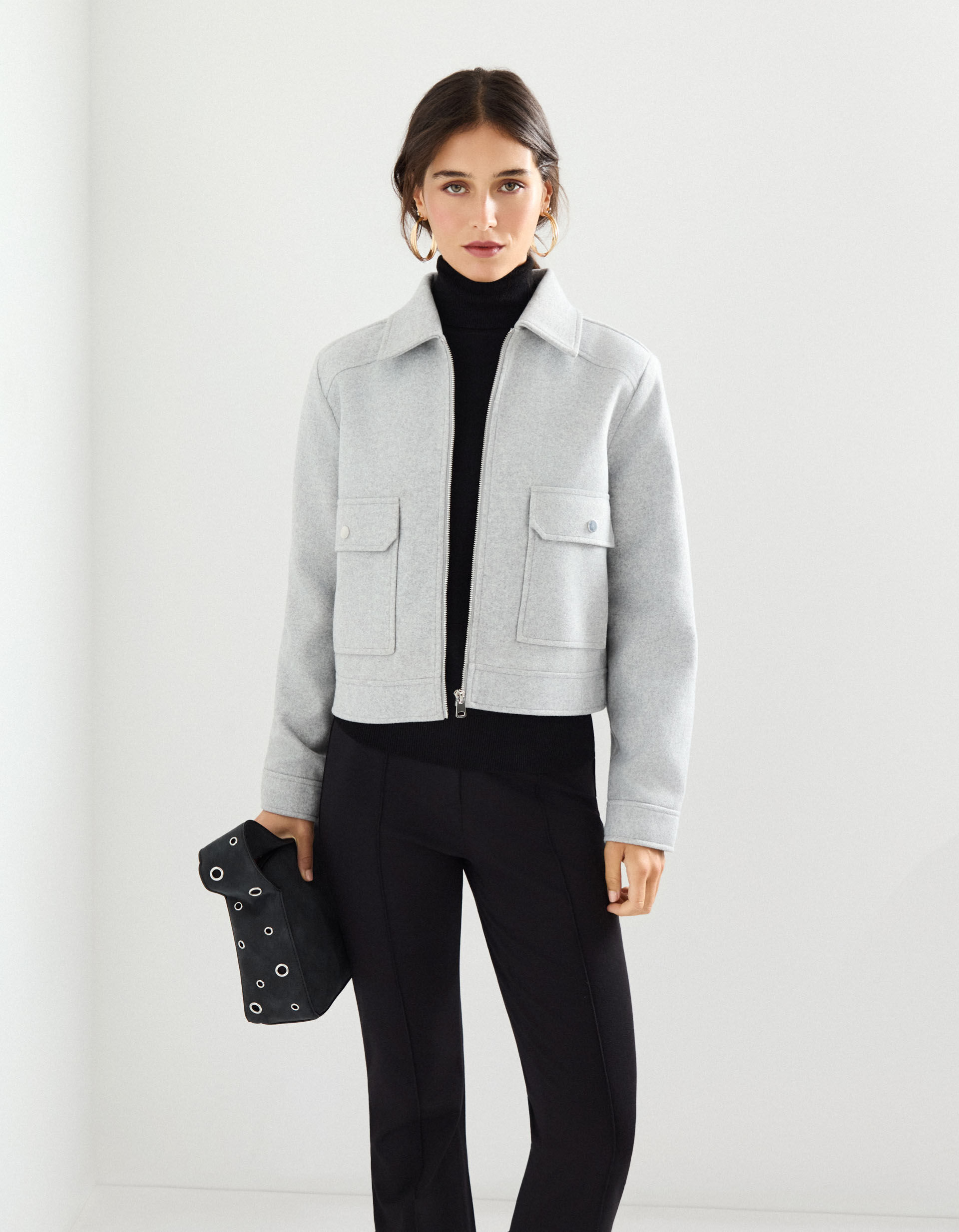 Comprar Online Casaco, Mulher, Cinzento