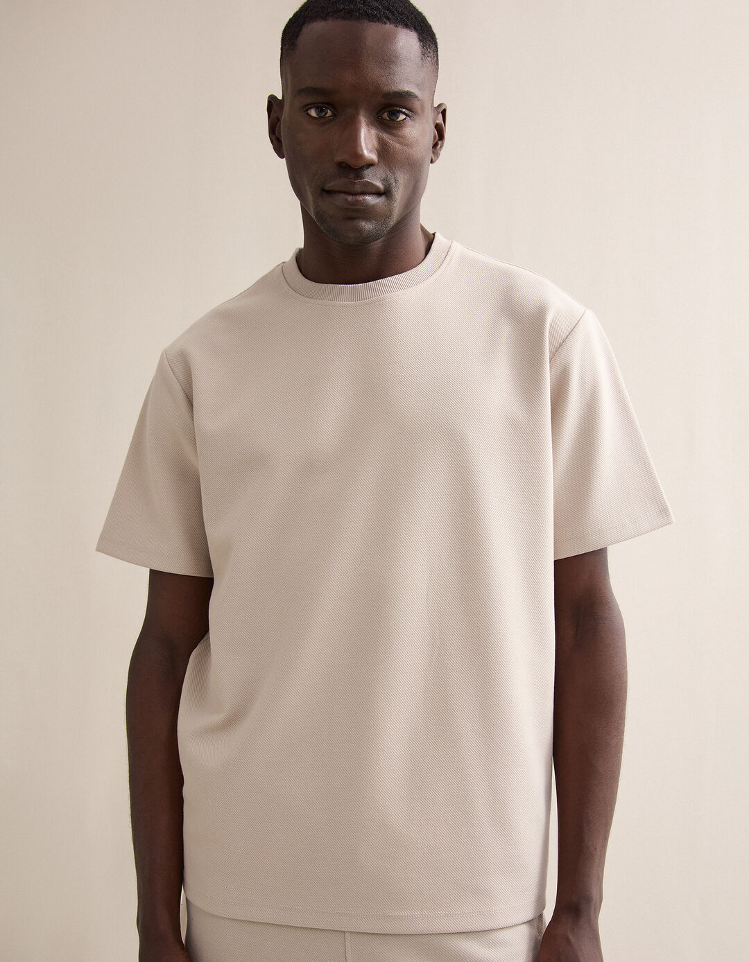 T-shirt, Homem, Bege