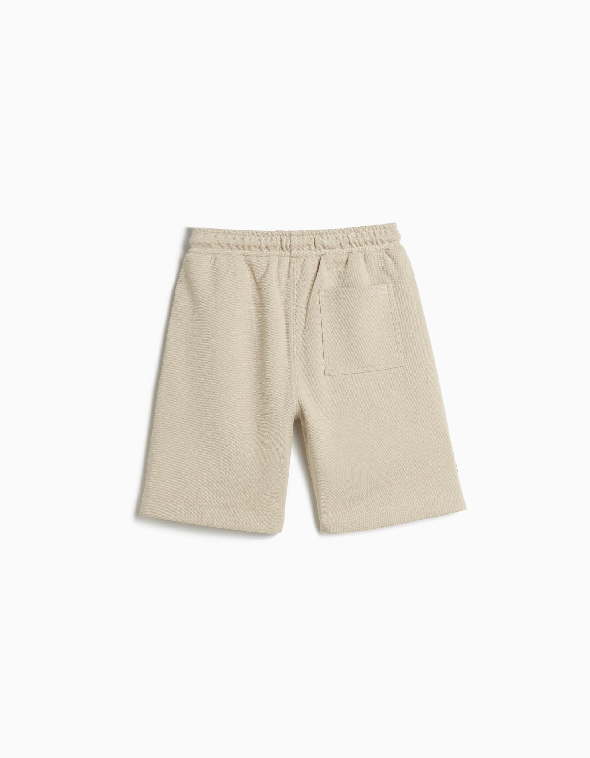 Comprar Online Cal&ccedil;&otilde;es Bermuda Texturizados, Menino, Bege Claro