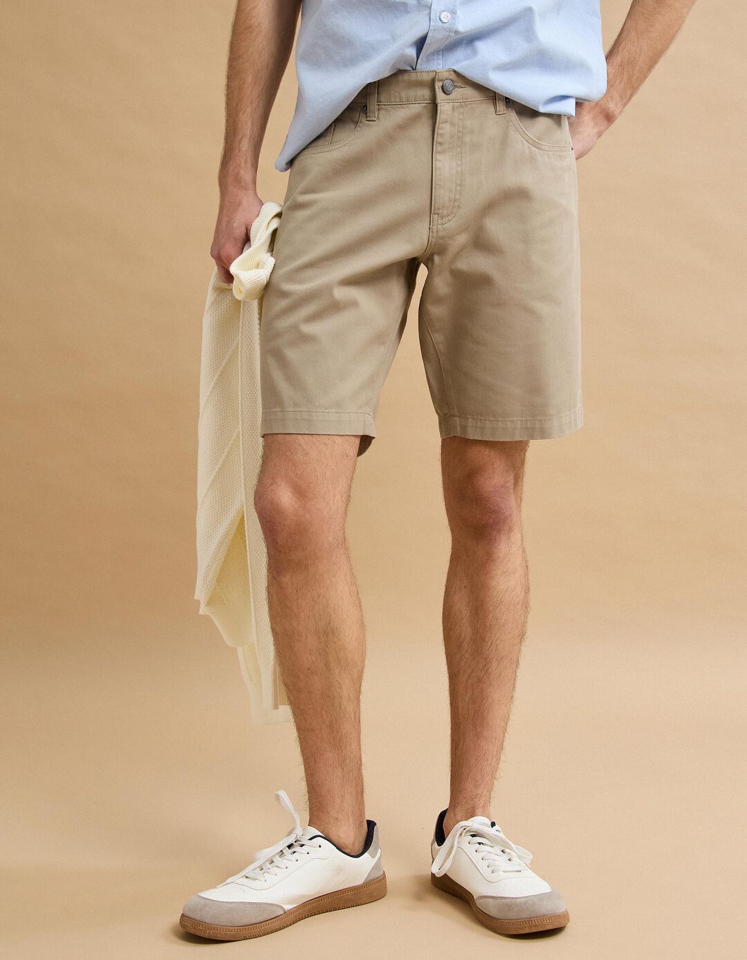 Cal&ccedil;&otilde;es, Homem, Bege