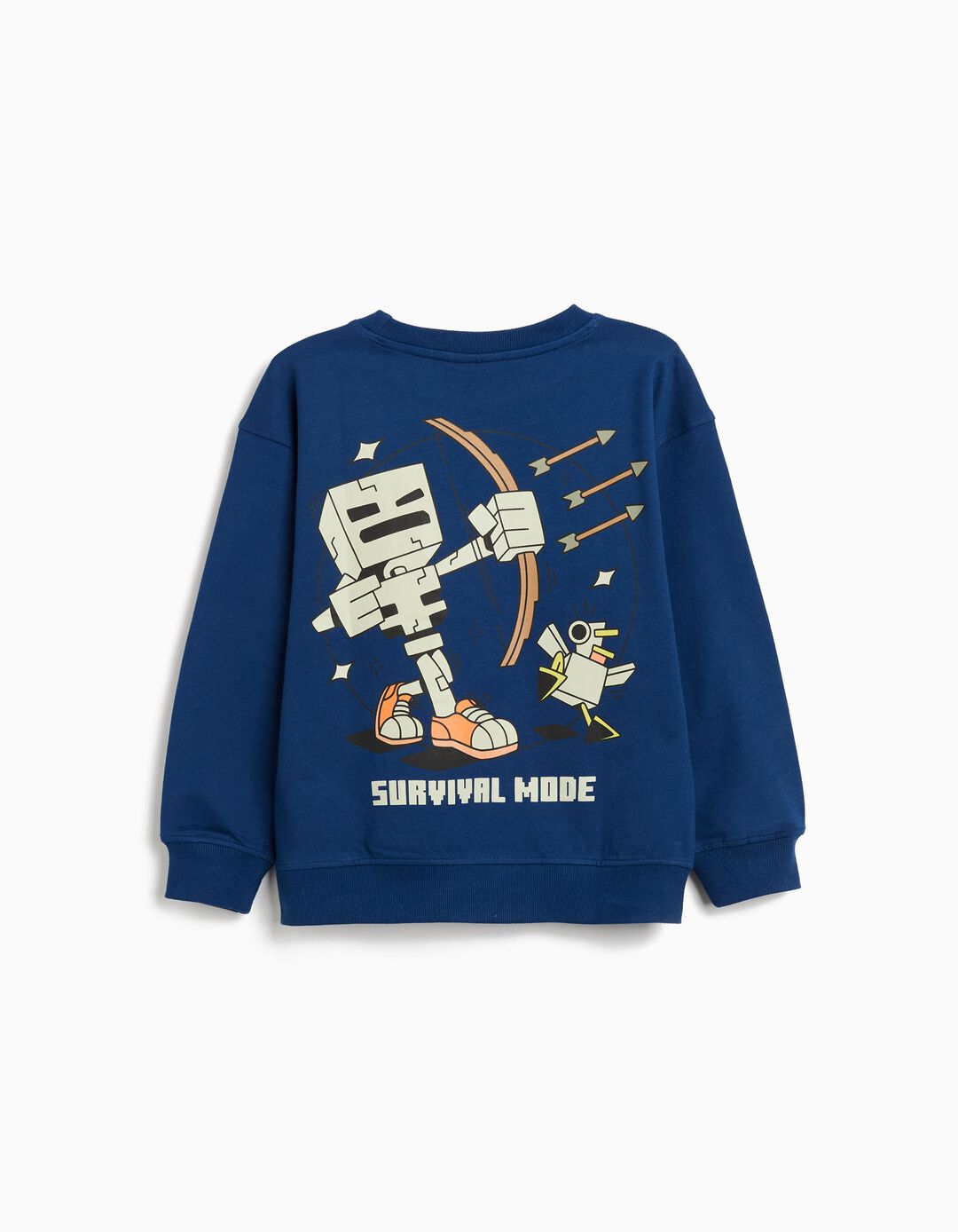 Sweatshirt de Felpa 'Minecraft', Menino, Azul Escuro