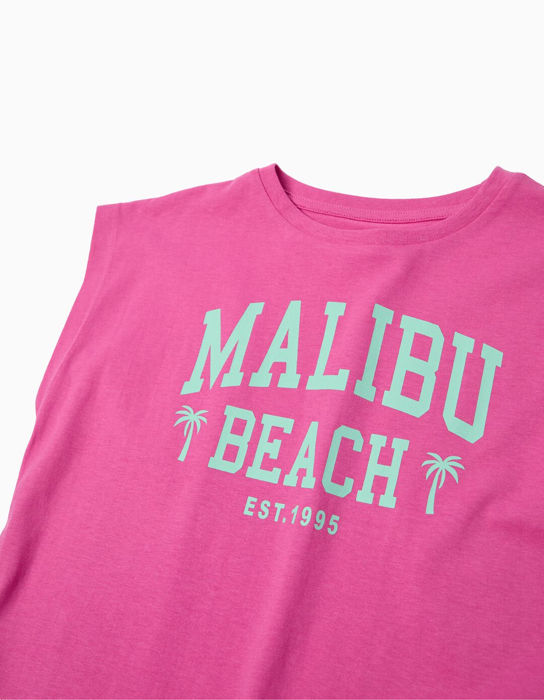 T-shirt Estampada, Menina, Rosa