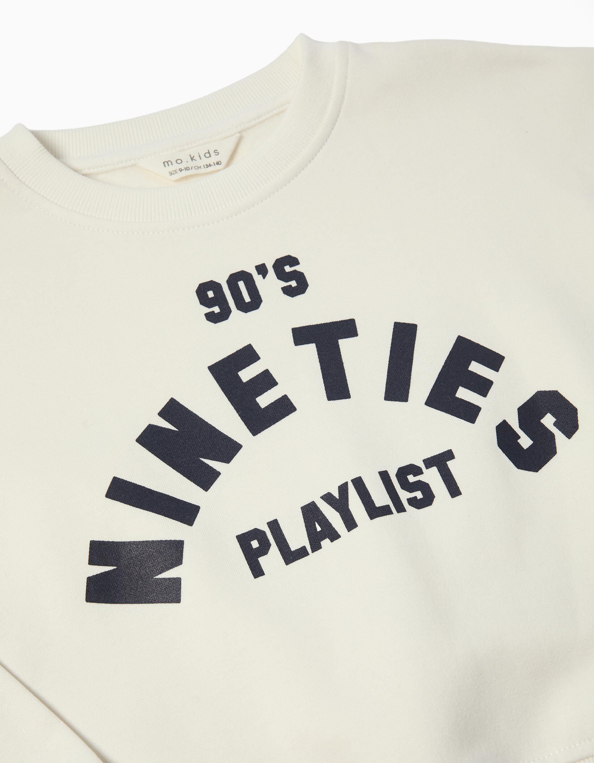 Comprar Online Sweatshirt de Felpa, Menina, Branco