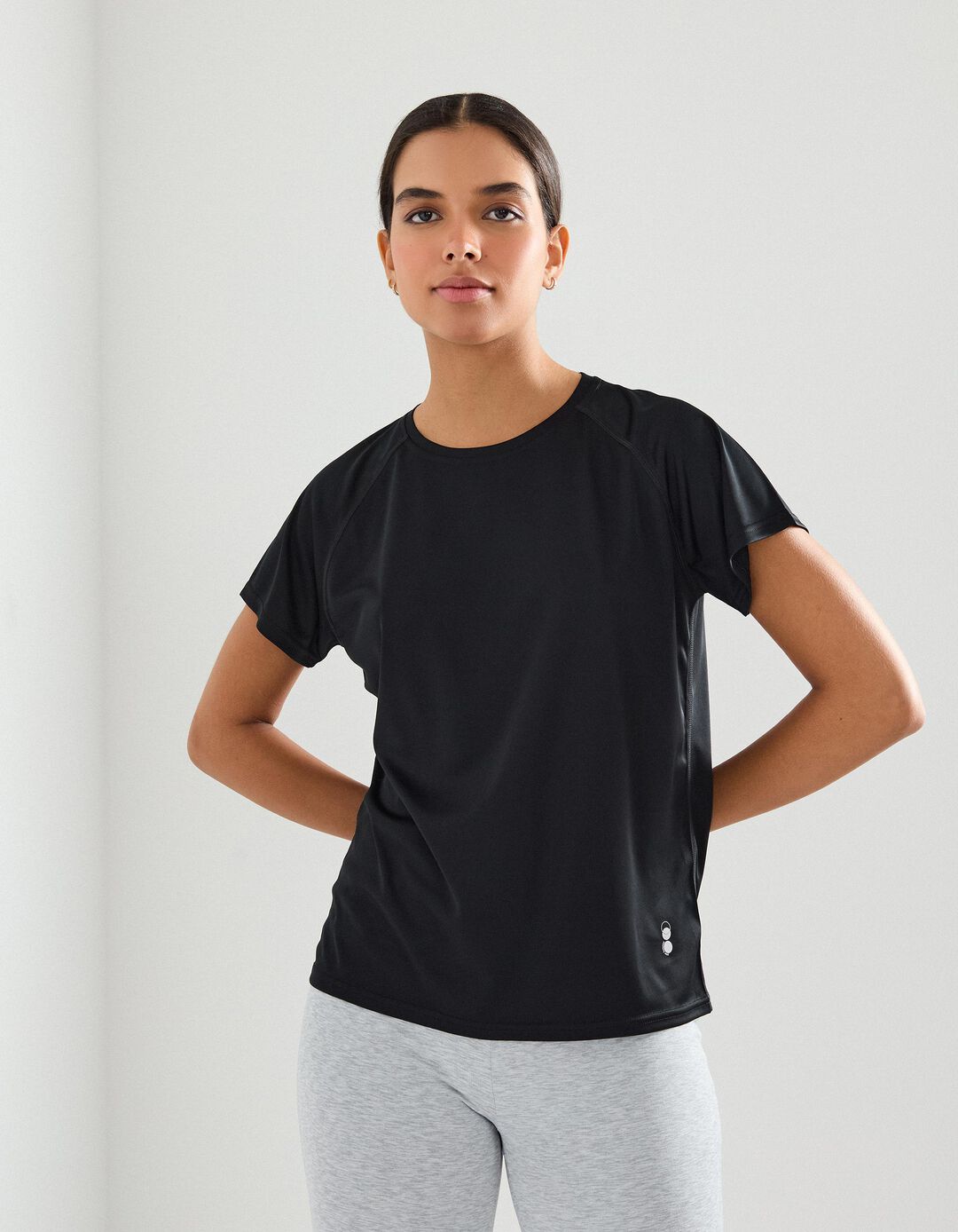 T-shirt de Desporto, Mulher, Preto