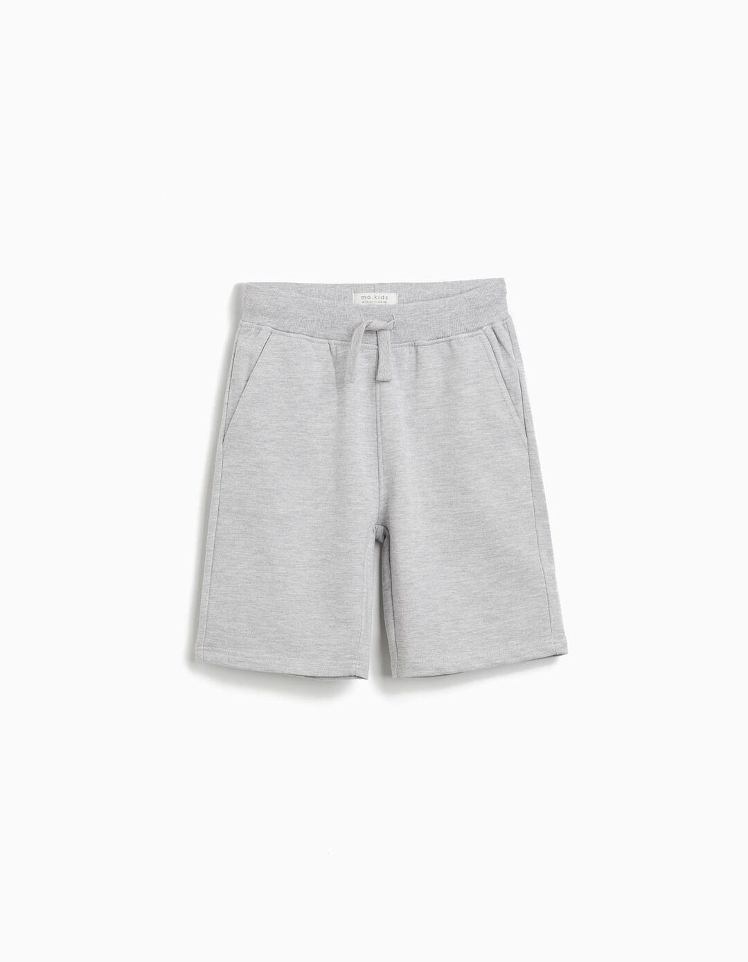Calções Fleece, Menino, Cinzento Claro 