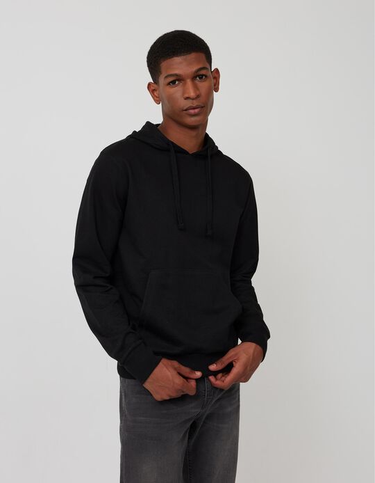 Basic Sweatshirt, Men, Black