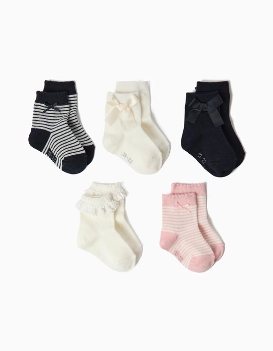 Comprar Online Pack 5 Pares De Meias, Menina, Multicolor