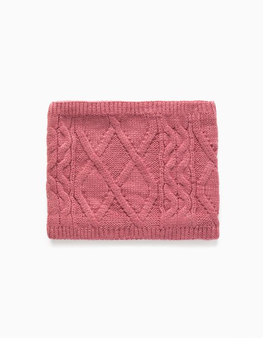 Knit Snood for Babies and Children, Pink