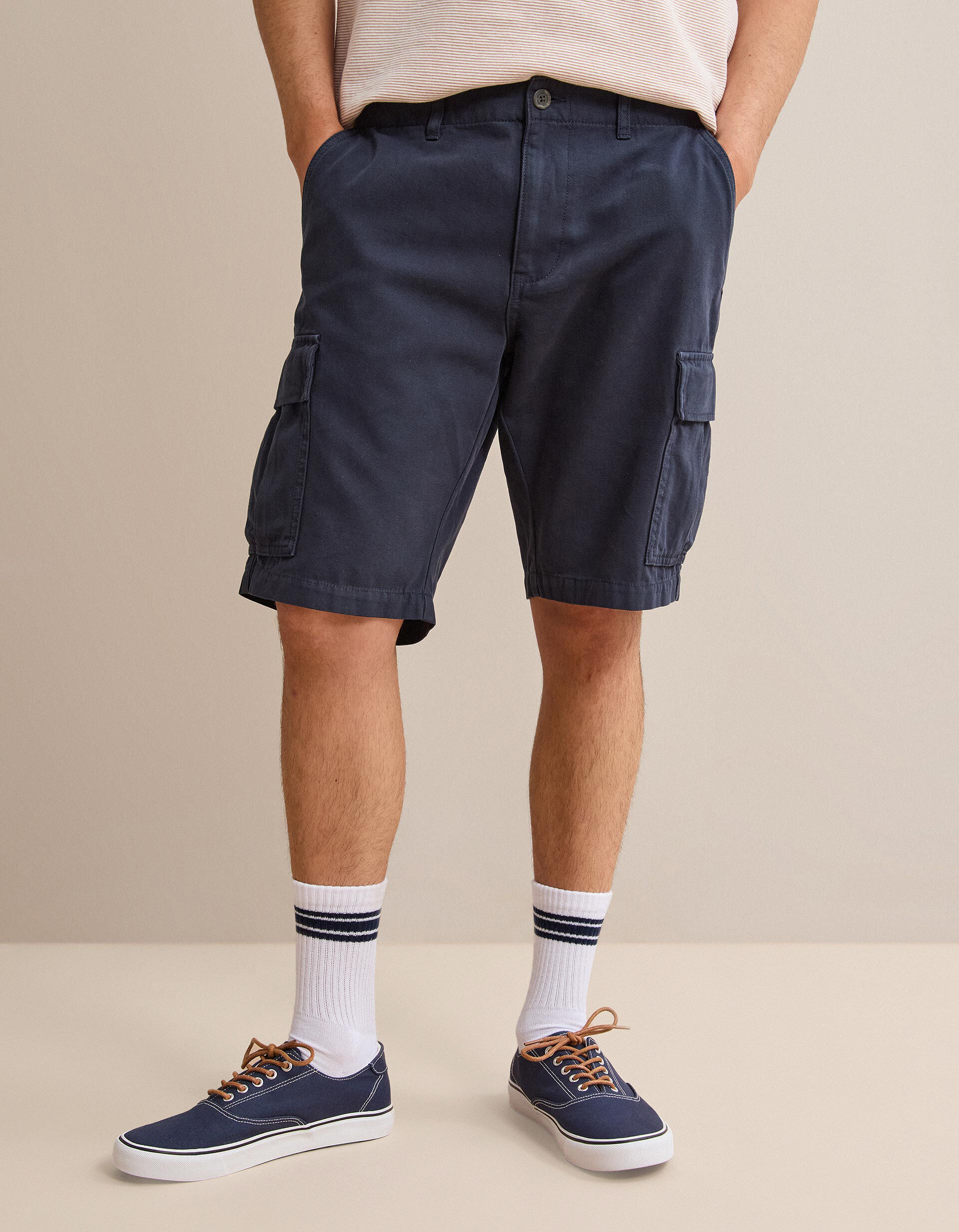 Comprar Online Cal&ccedil;&otilde;es Cargo, Homem, Azul Escuro 