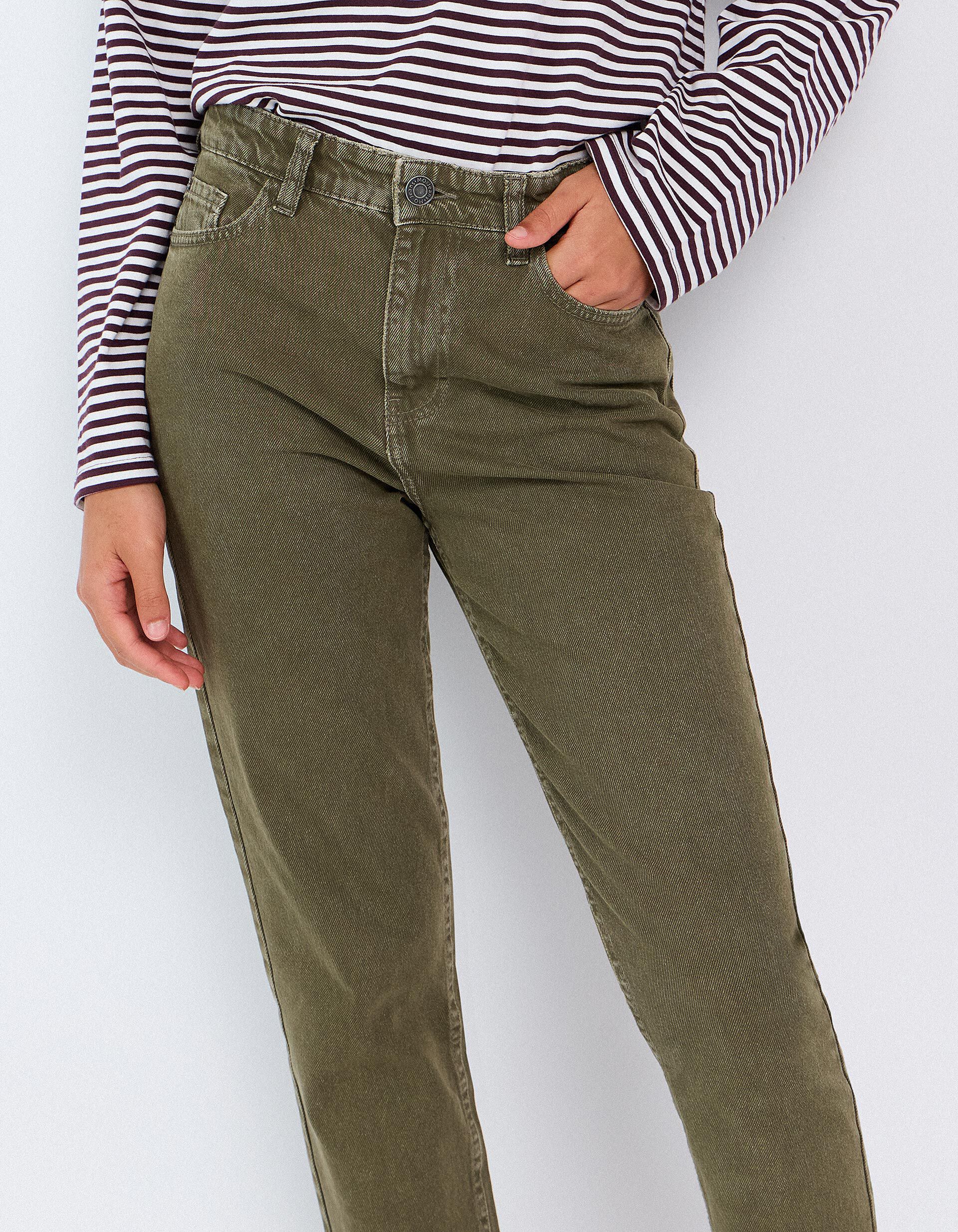 Comprar Online Cal&ccedil;as De Ganga Mom Fit, Mulher, Verde Escuro