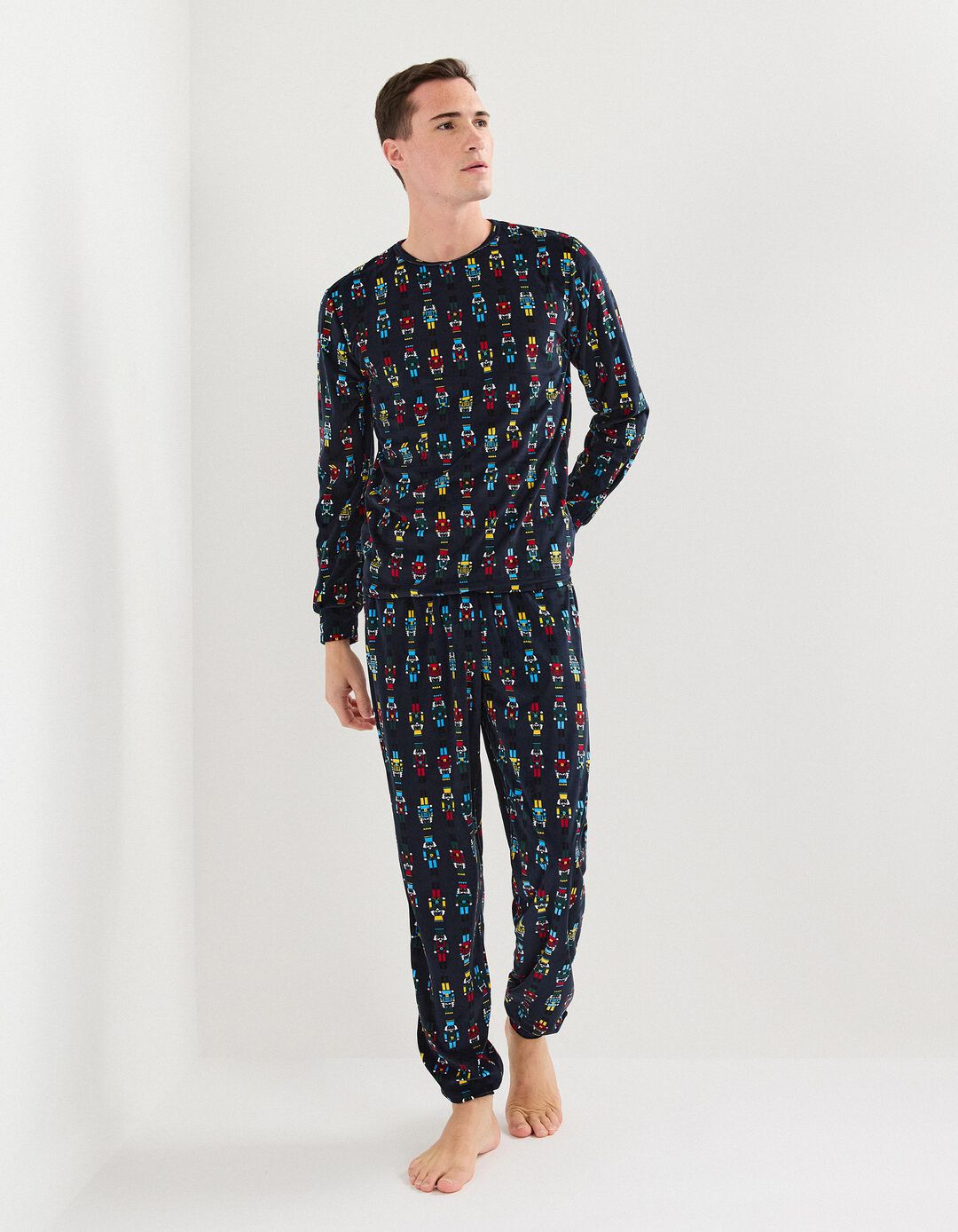 Pijama, Homem, Azul Escuro