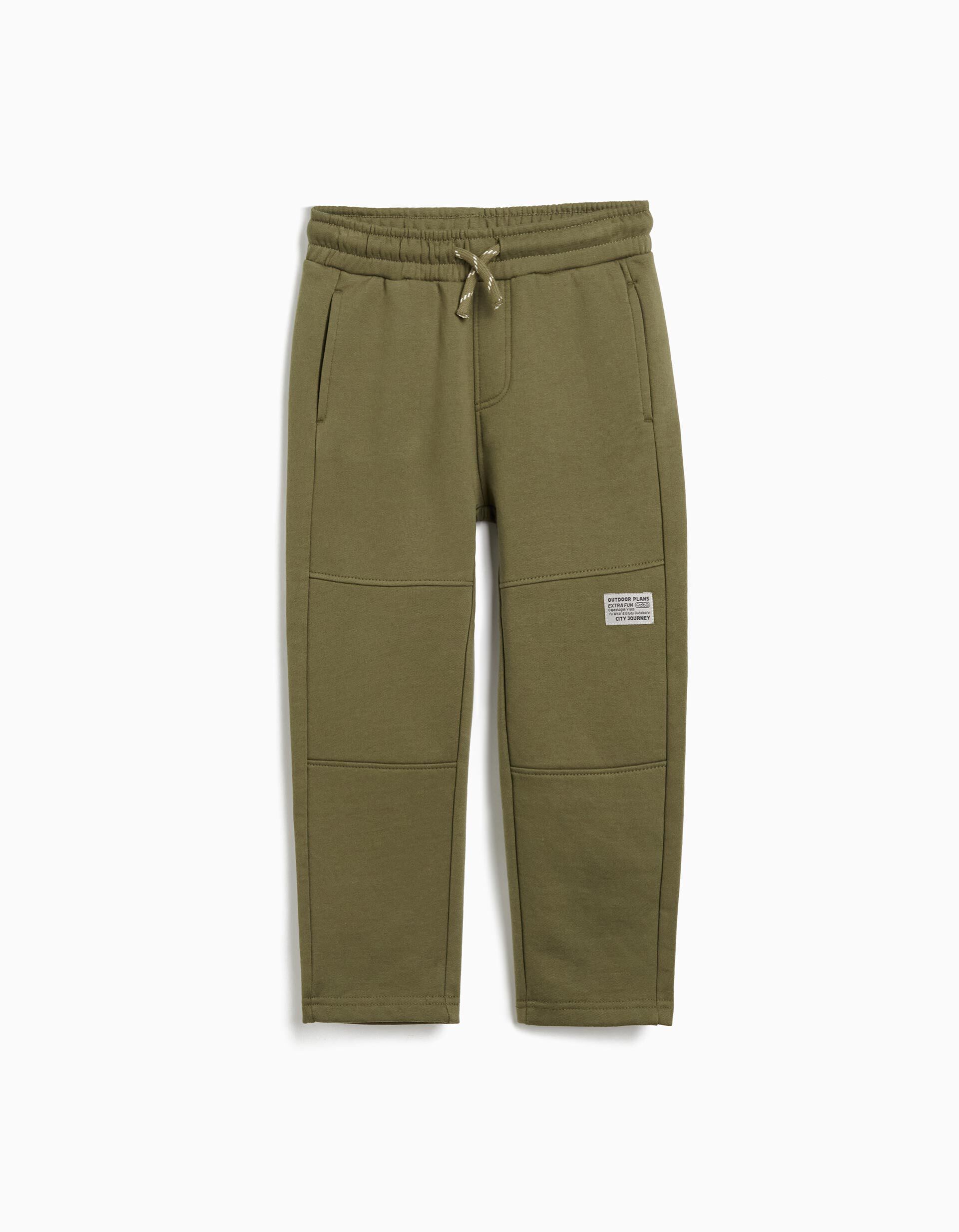 Comprar Online Cal&ccedil;as Felpa, Menino, Verde Escuro 