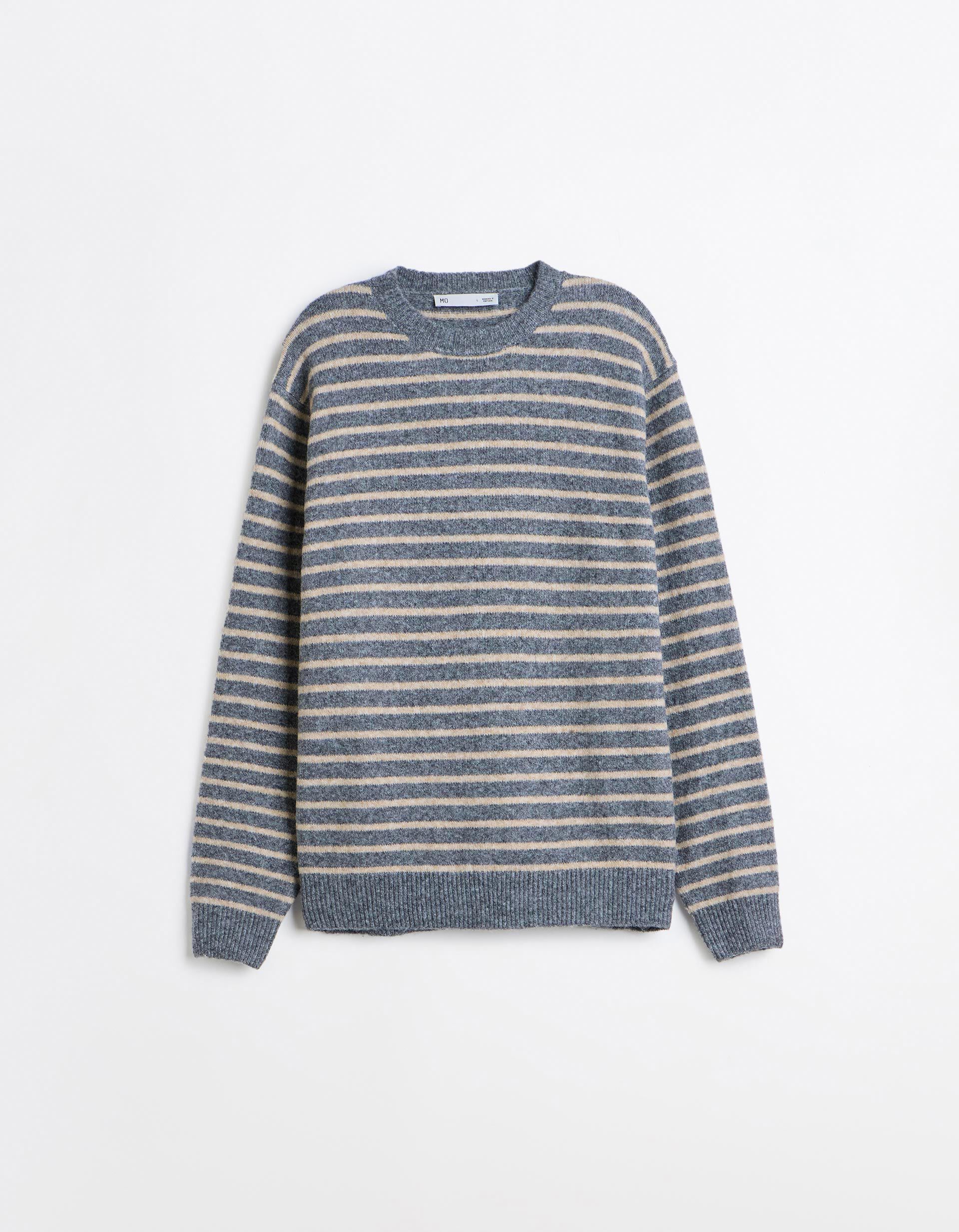 Comprar Online Camisola De Malha, Homem, Cinzento