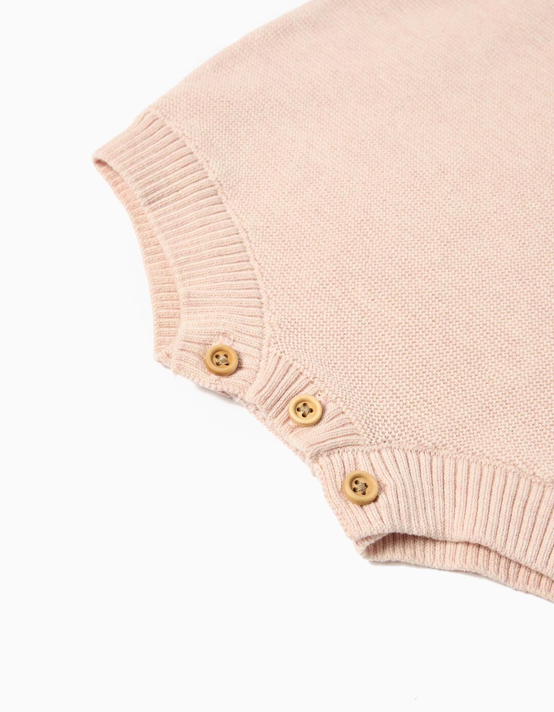 Conjunto Body e Macacão, Recém-Nascido, Rosa Claro