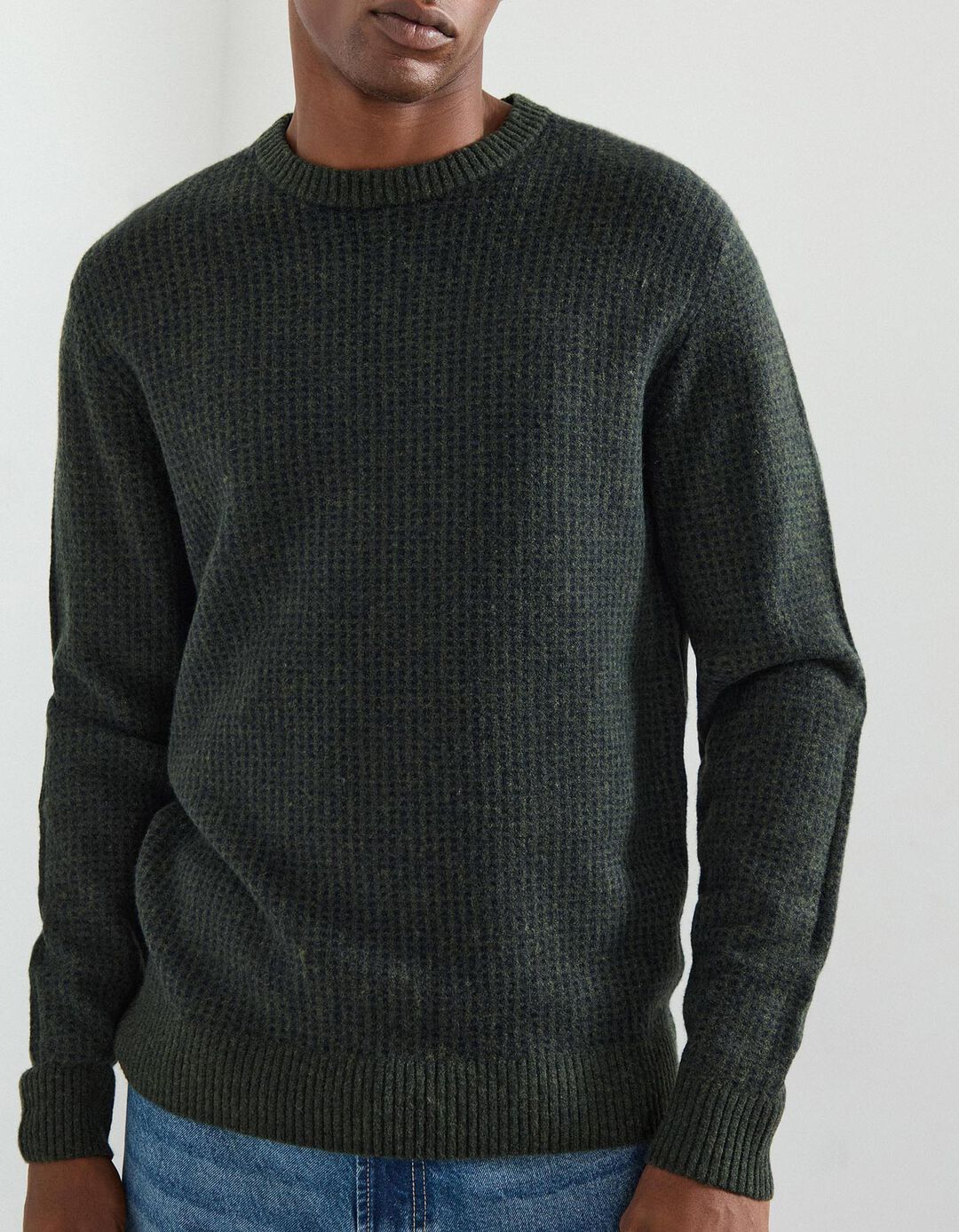 Camisola de Malha, Homem, Cinzento Escuro