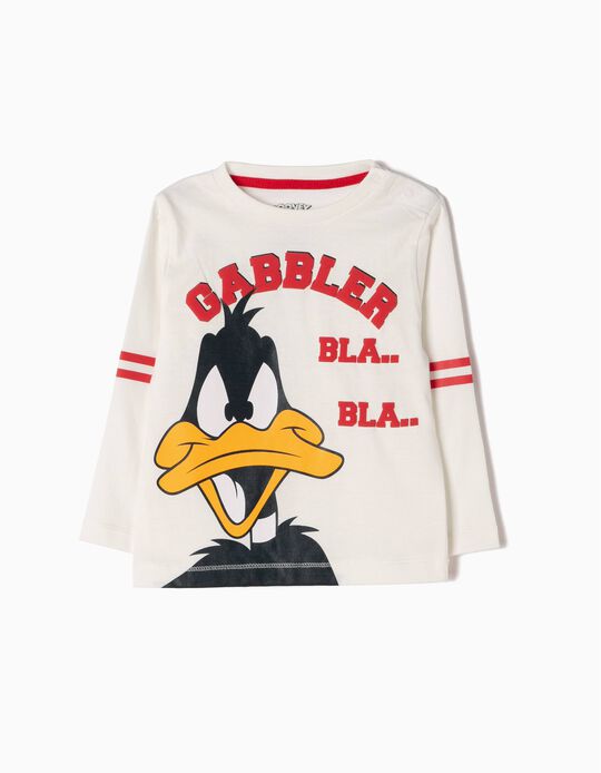 White Long-Sleeved Top, Daffy Duck