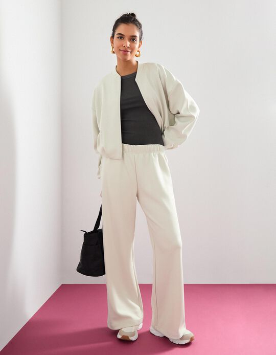 Comprar Online Calças 'Loose Fit', Mulher, Branco