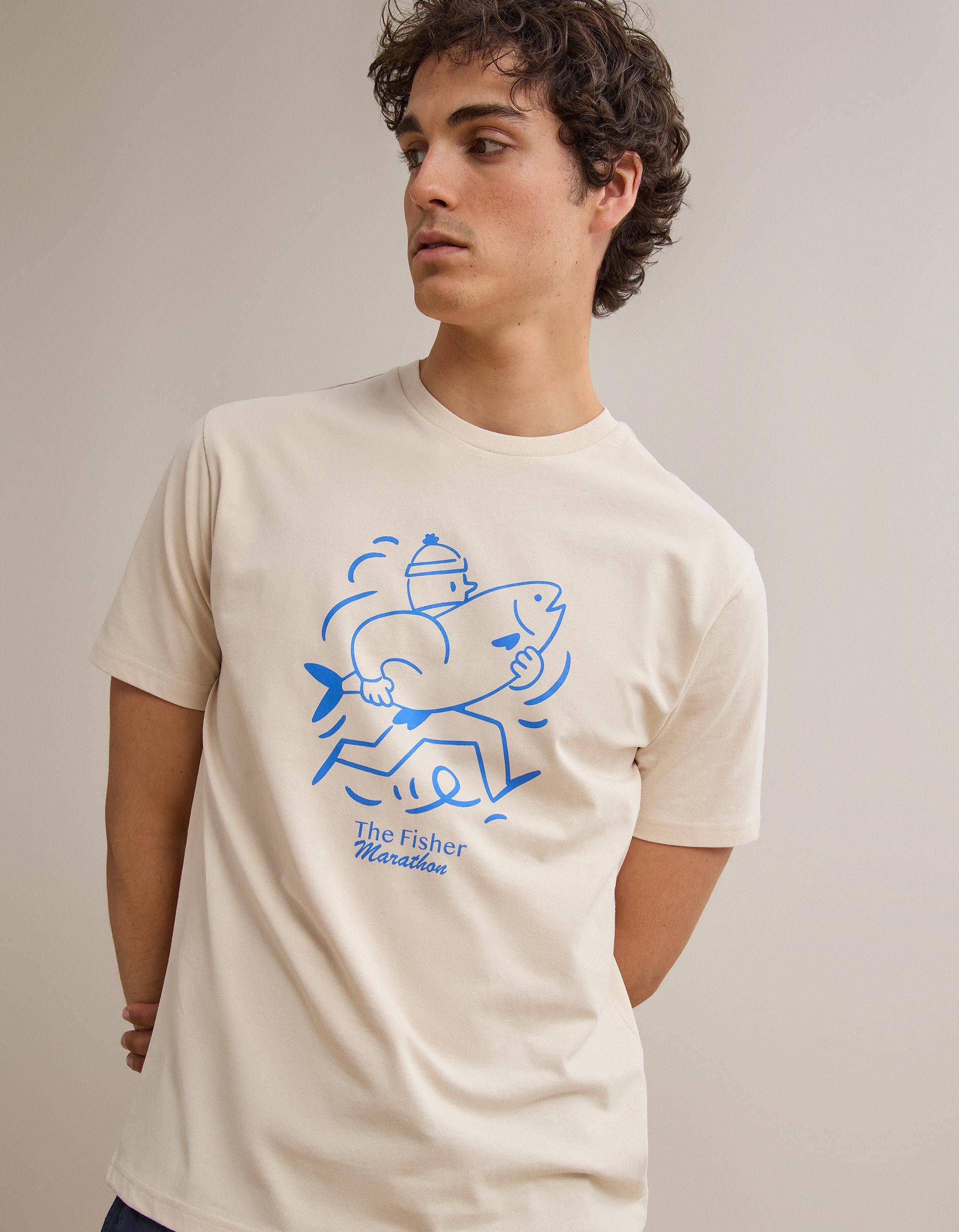 Comprar Online T-shirt Jersey, Homem, Cinzento Claro