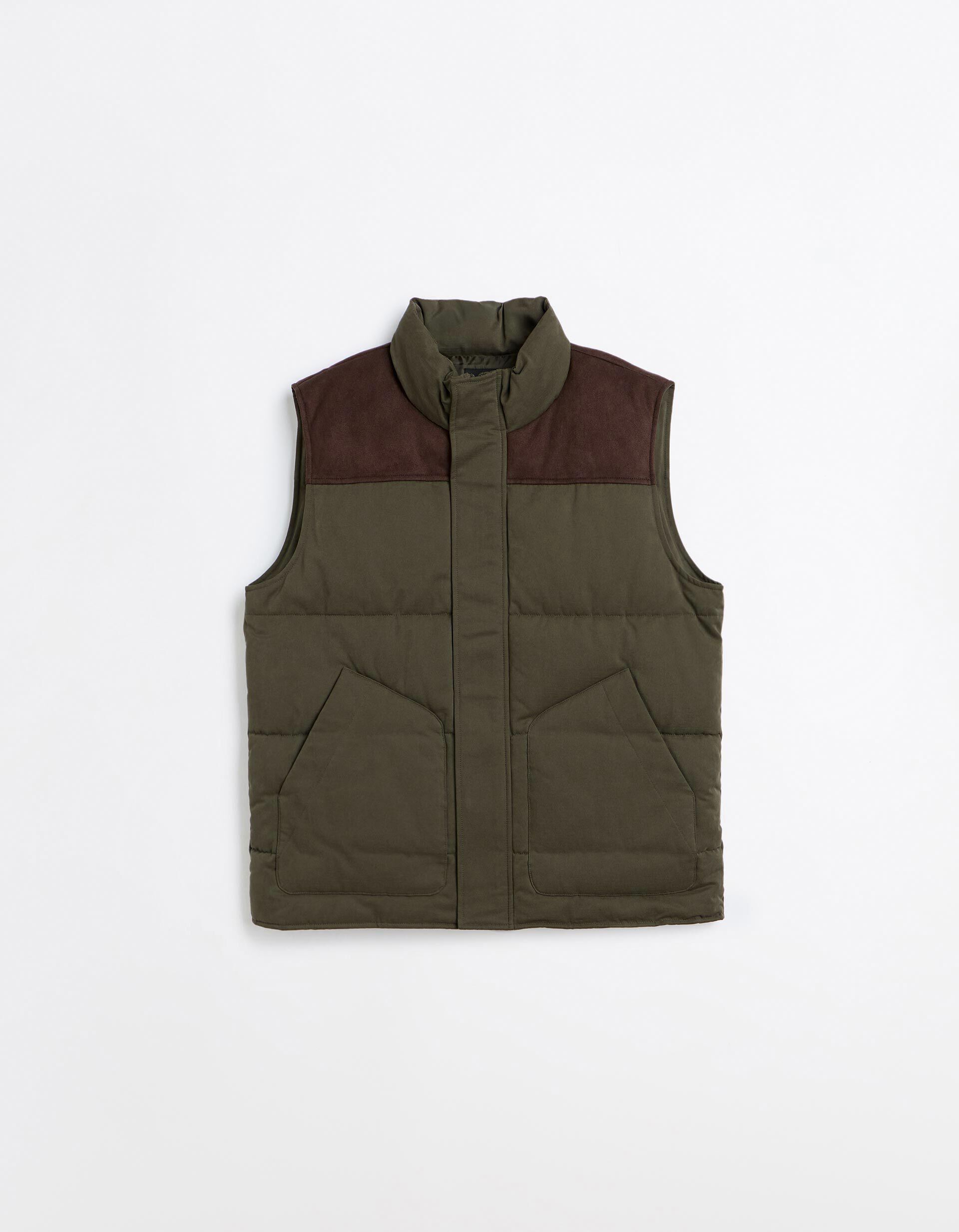 Comprar Online Colete Acolchoado, Homem, Verde Escuro