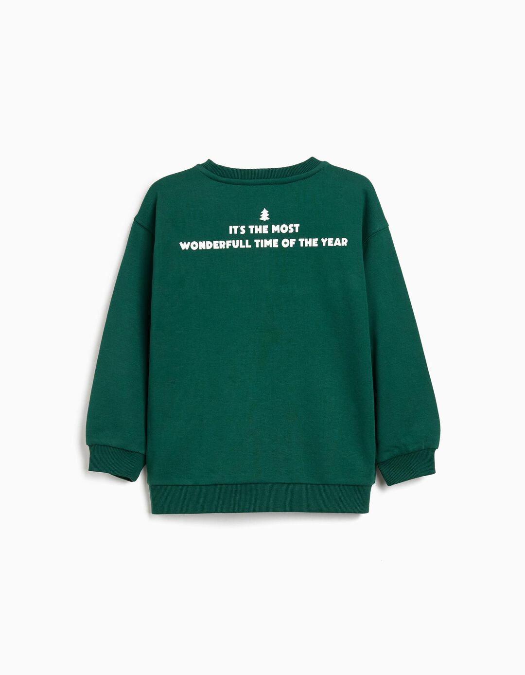 Sweatshirt de Felpa de Natal, Menino, Azul Escuro