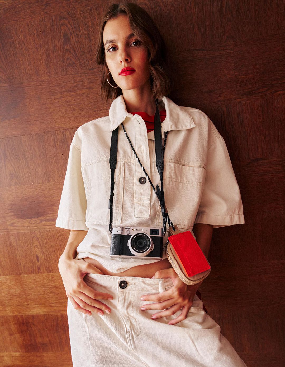 Camisa De Ganga Oversize, Mulher, Cru