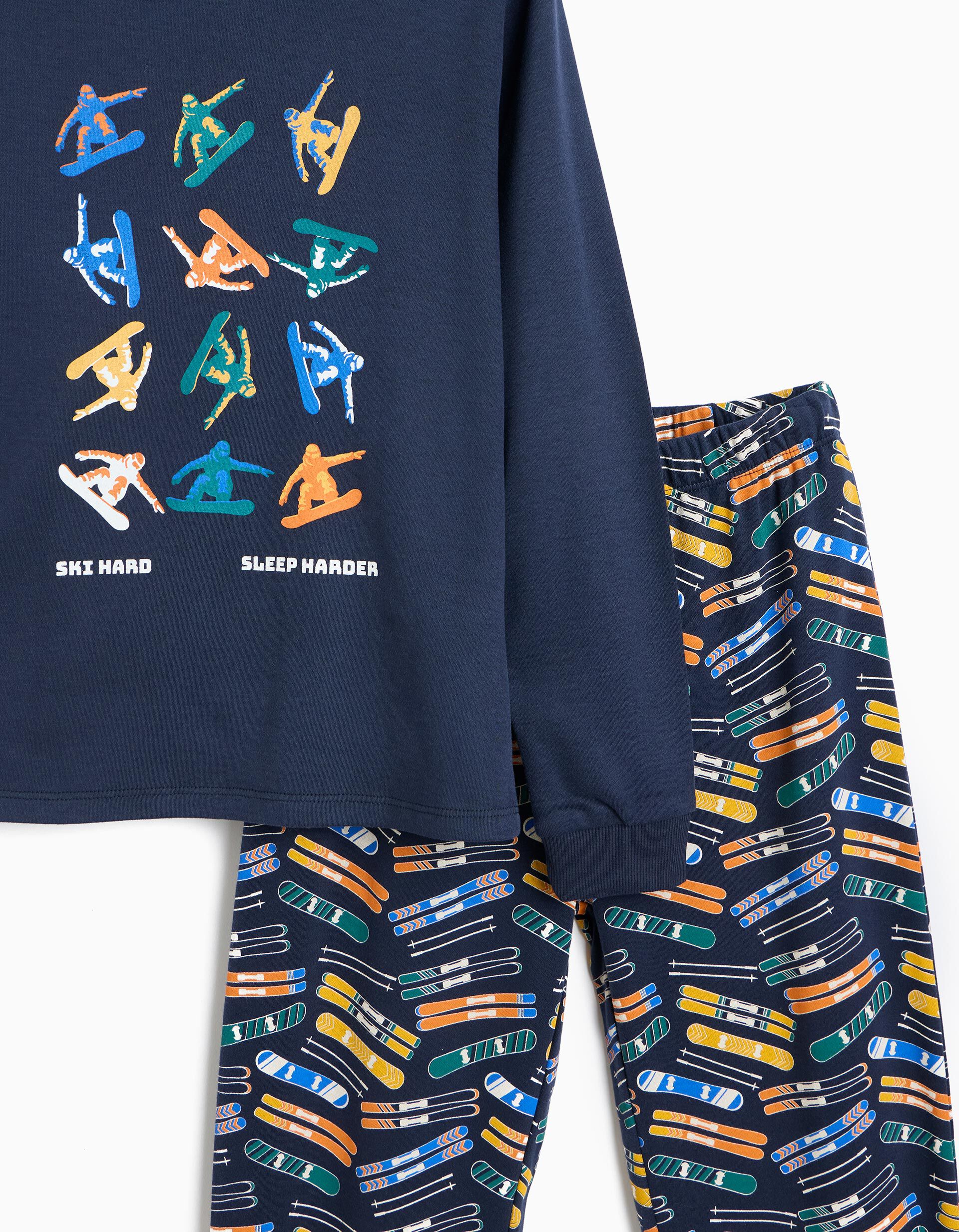 Comprar Online Pijama Interlock, Menino, Azul Escuro