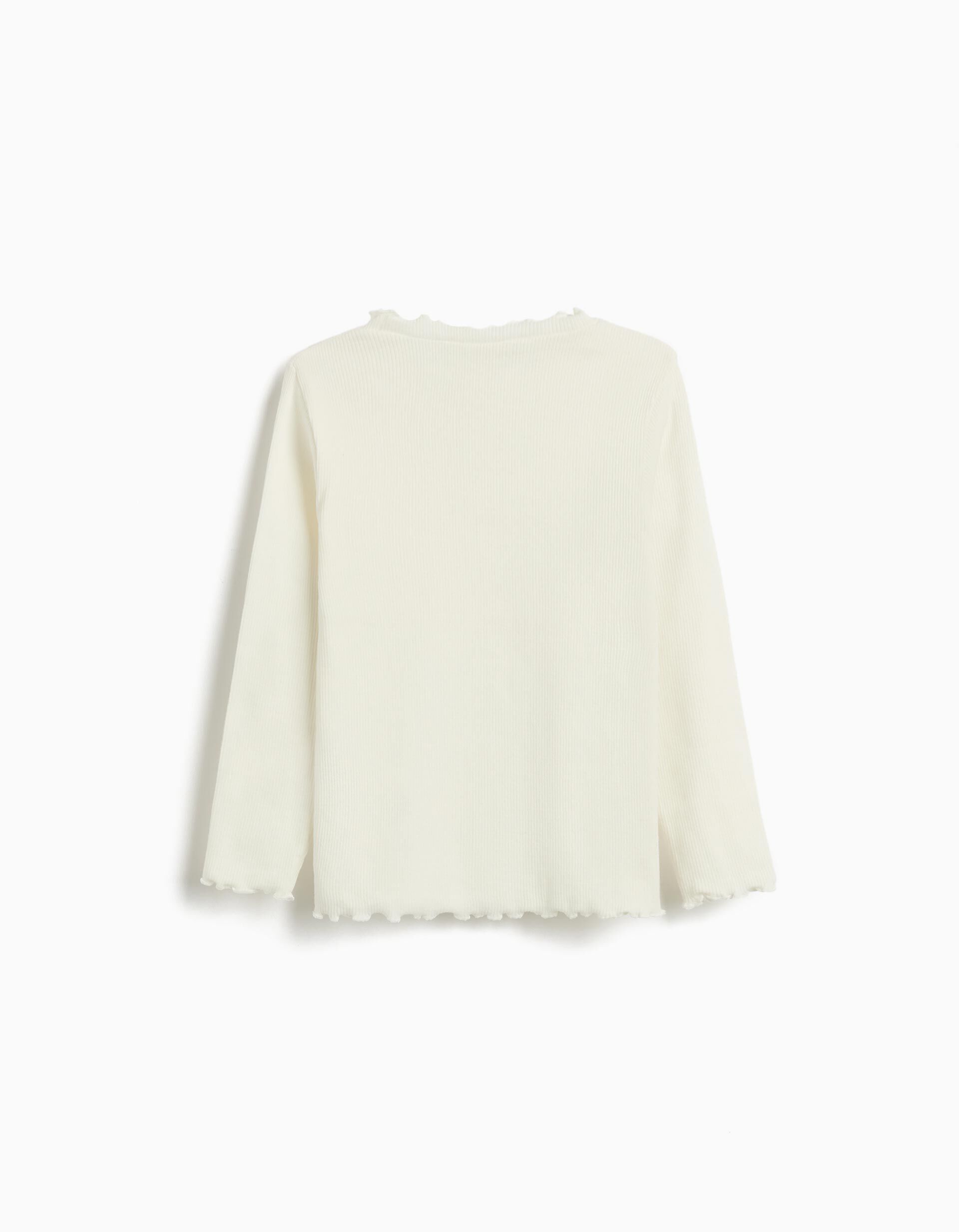 Comprar Online T-shirt de Manga Comprida, Menina, Branco