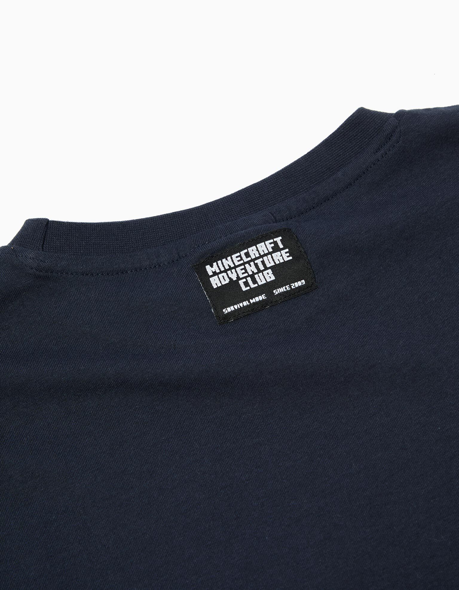 Comprar Online T-shirt de Manga Comprida 'Minecraft', Menino, Azul Escuro 