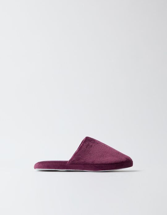 Comprar Online Chinelos De Quarto, Mulher, Vermelho Escuro