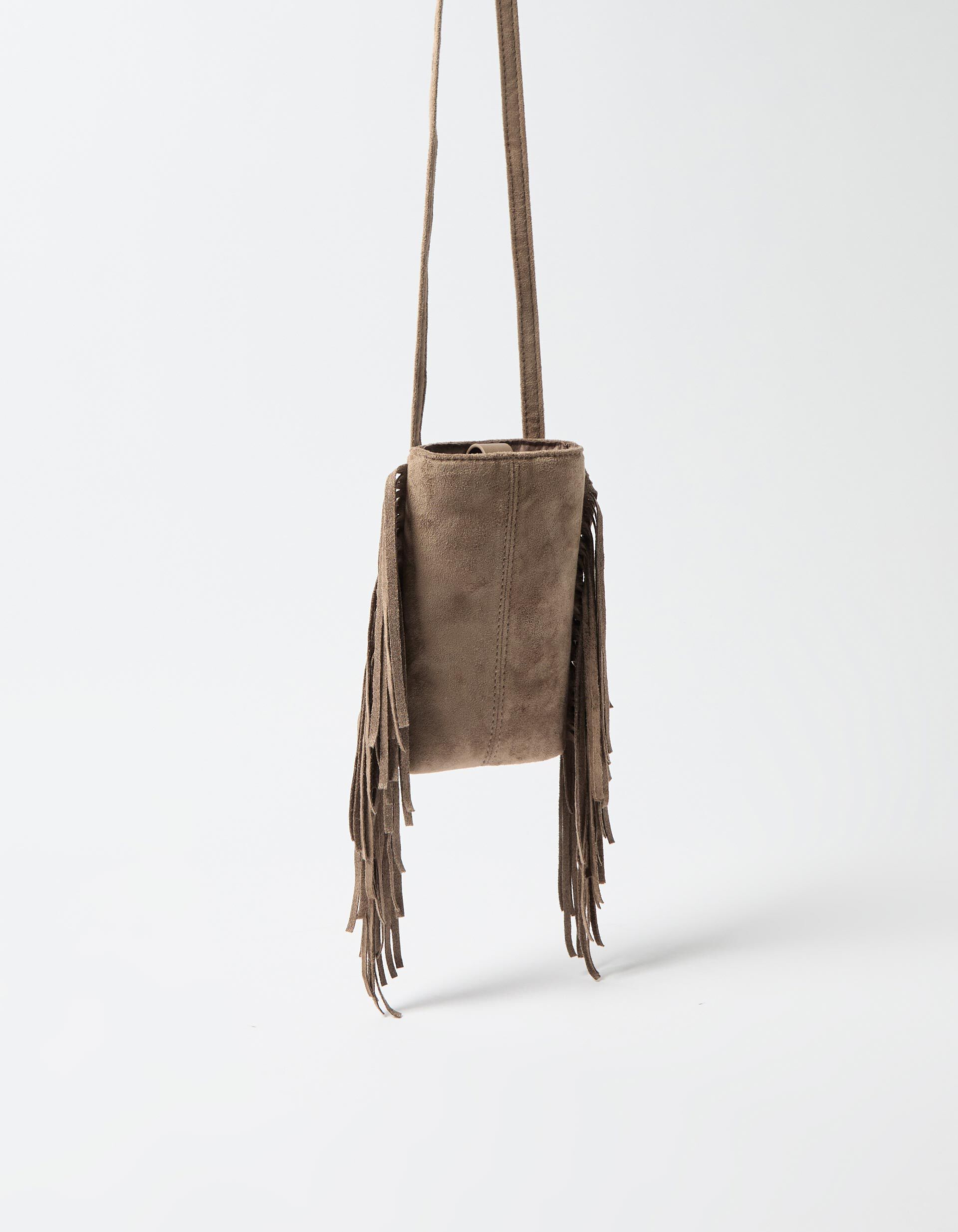 Comprar Online Bolsa de Telem&oacute;vel, Mulher, Camel