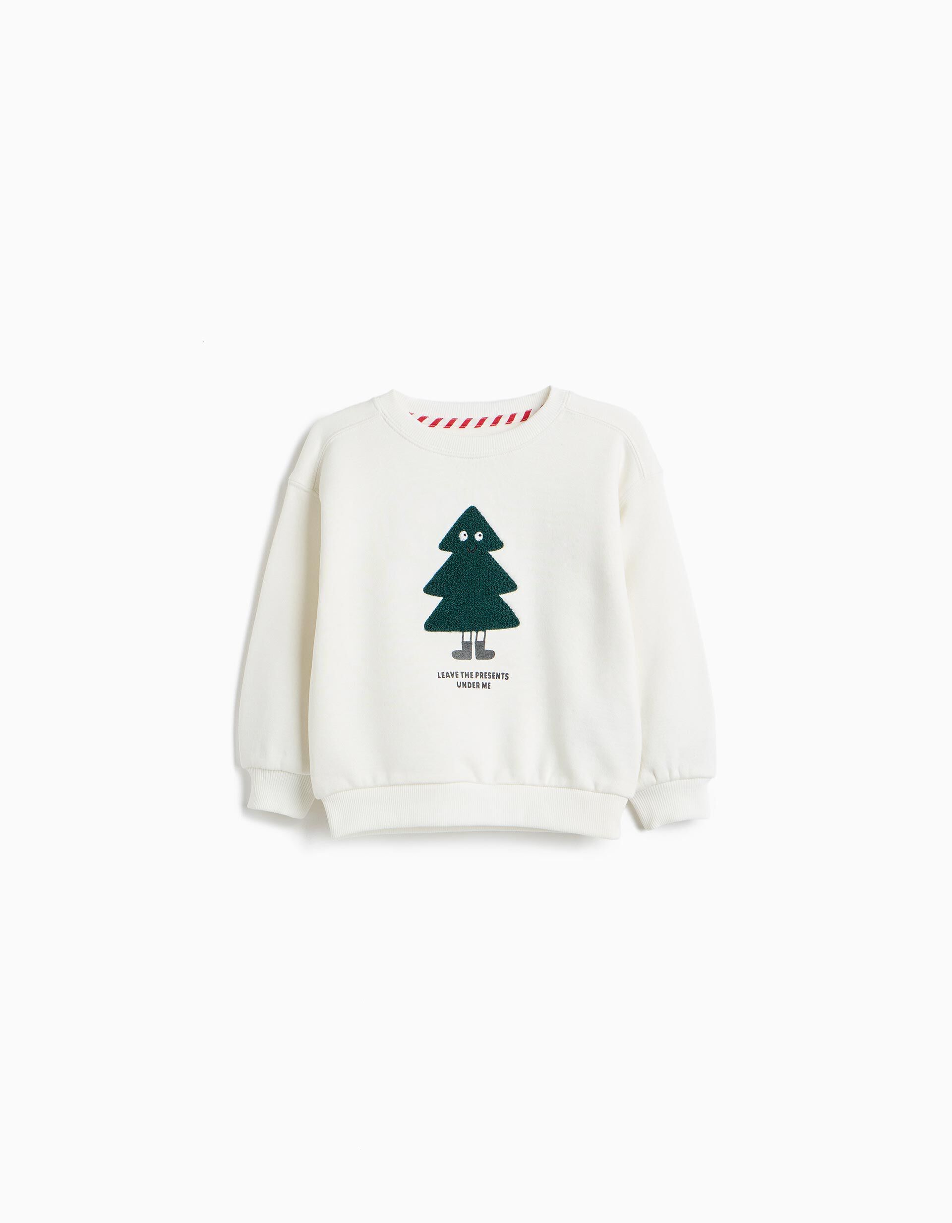 Comprar Online Sweatshirt Estampada, Menino, Branco