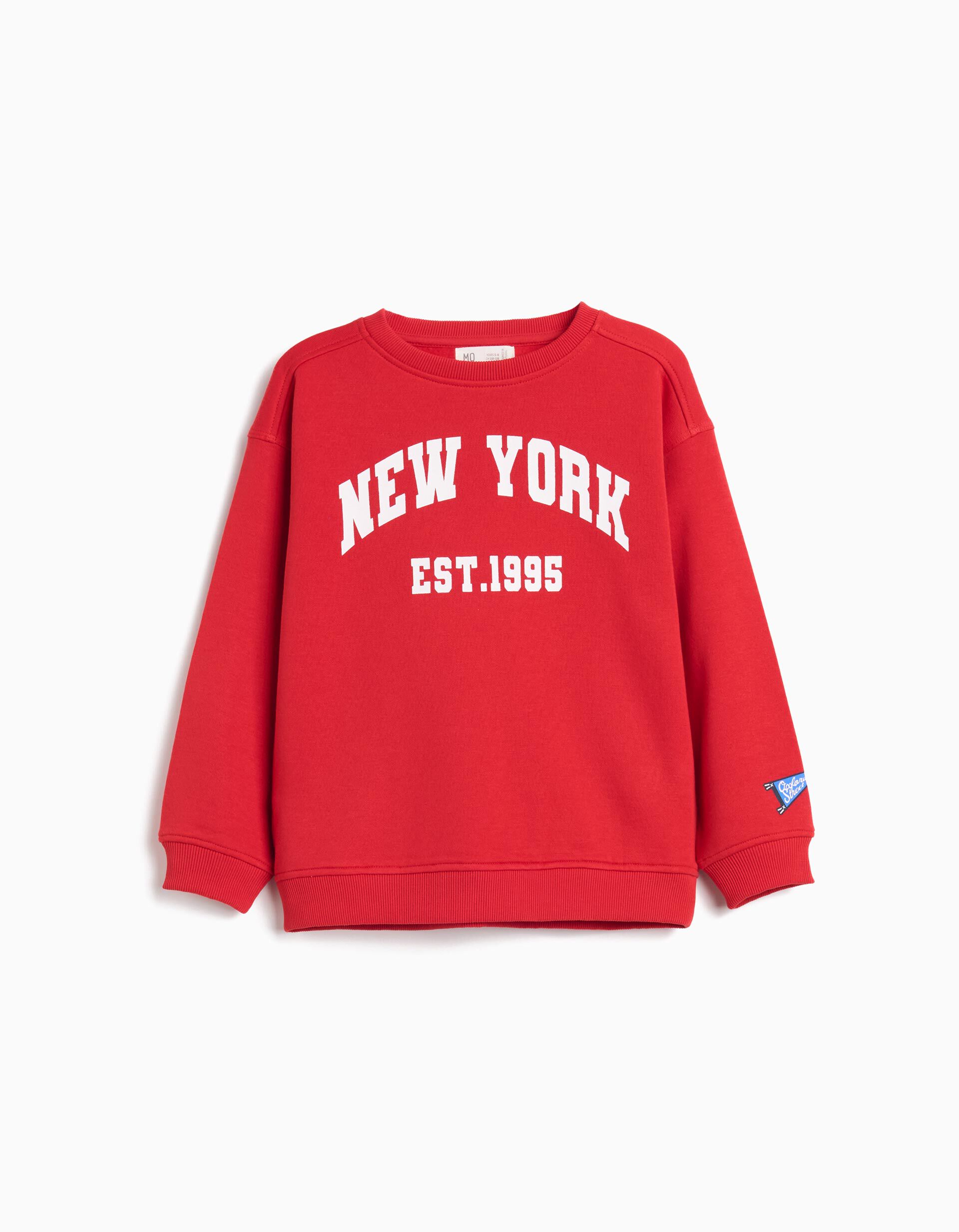 Comprar Online Sweatshirt de Felpa, Menino, Vermelho 