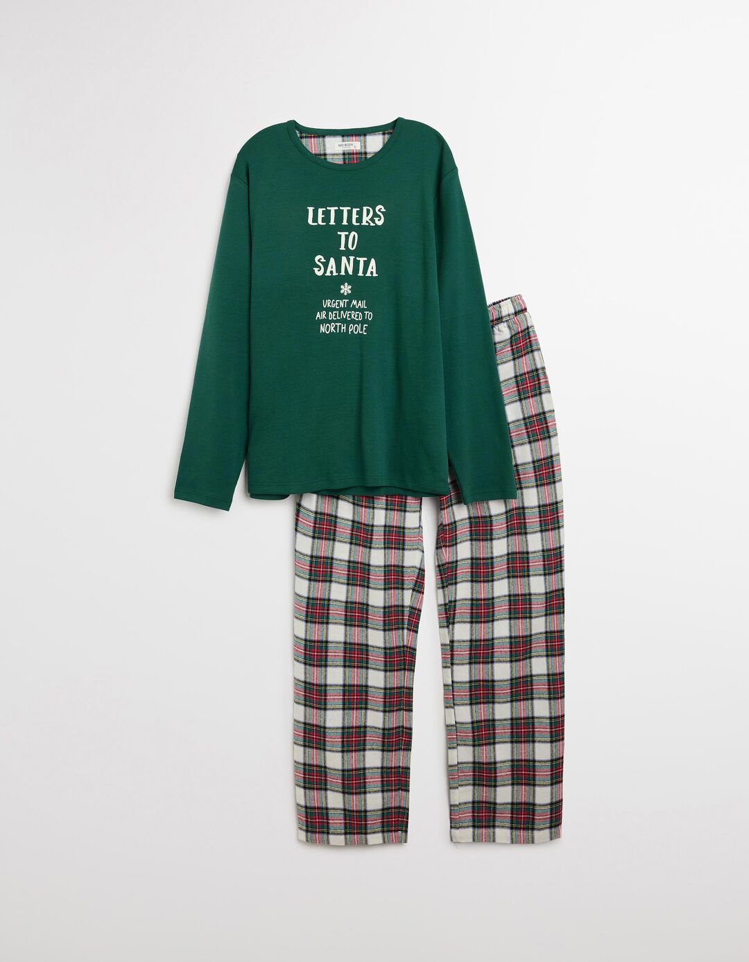 Pijama de Natal, Homem, Verde Escuro