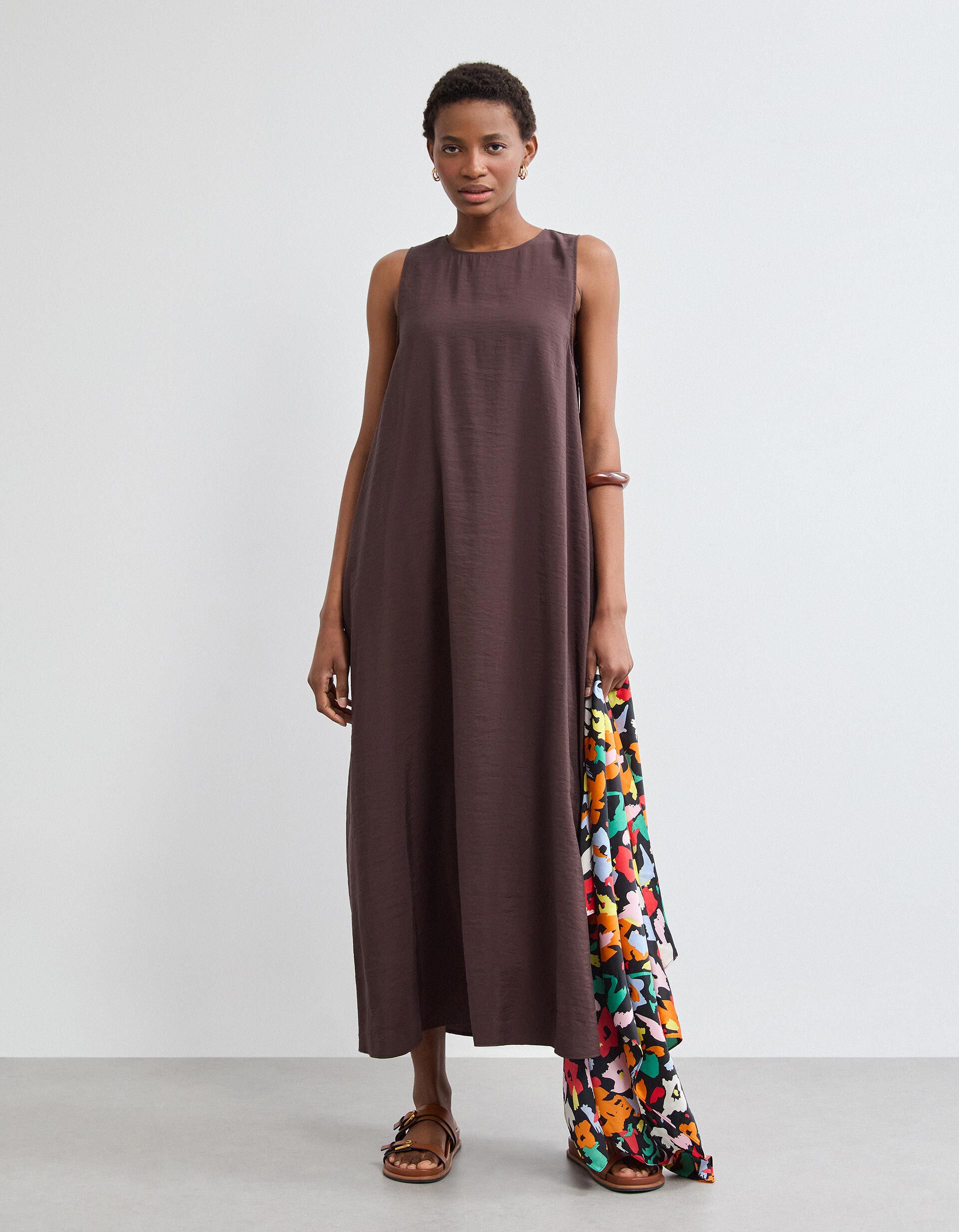 Comprar Online Vestido Modal, Mulher, Castanho