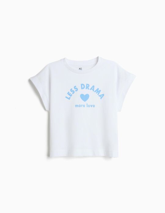 Comprar Online T-shirt Estampada, Menina, Branco