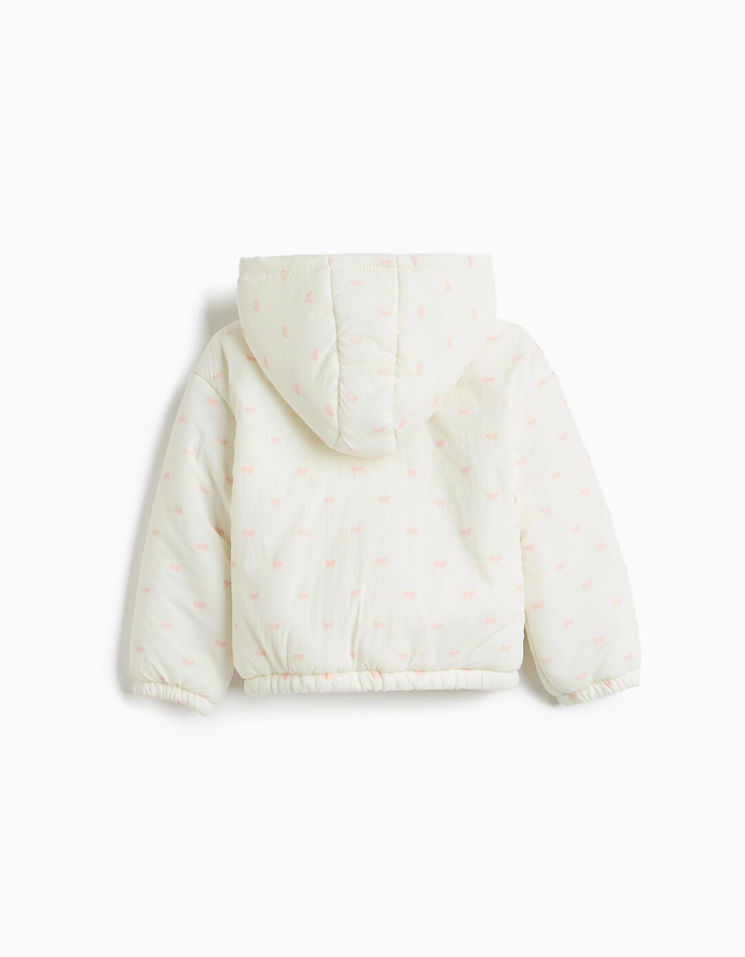 Casaco Acolchoado Com Capuz, Menina, Branco