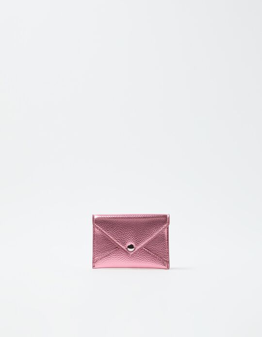 Comprar Online Carteira Met&aacute;lica, Mulher, Rosa