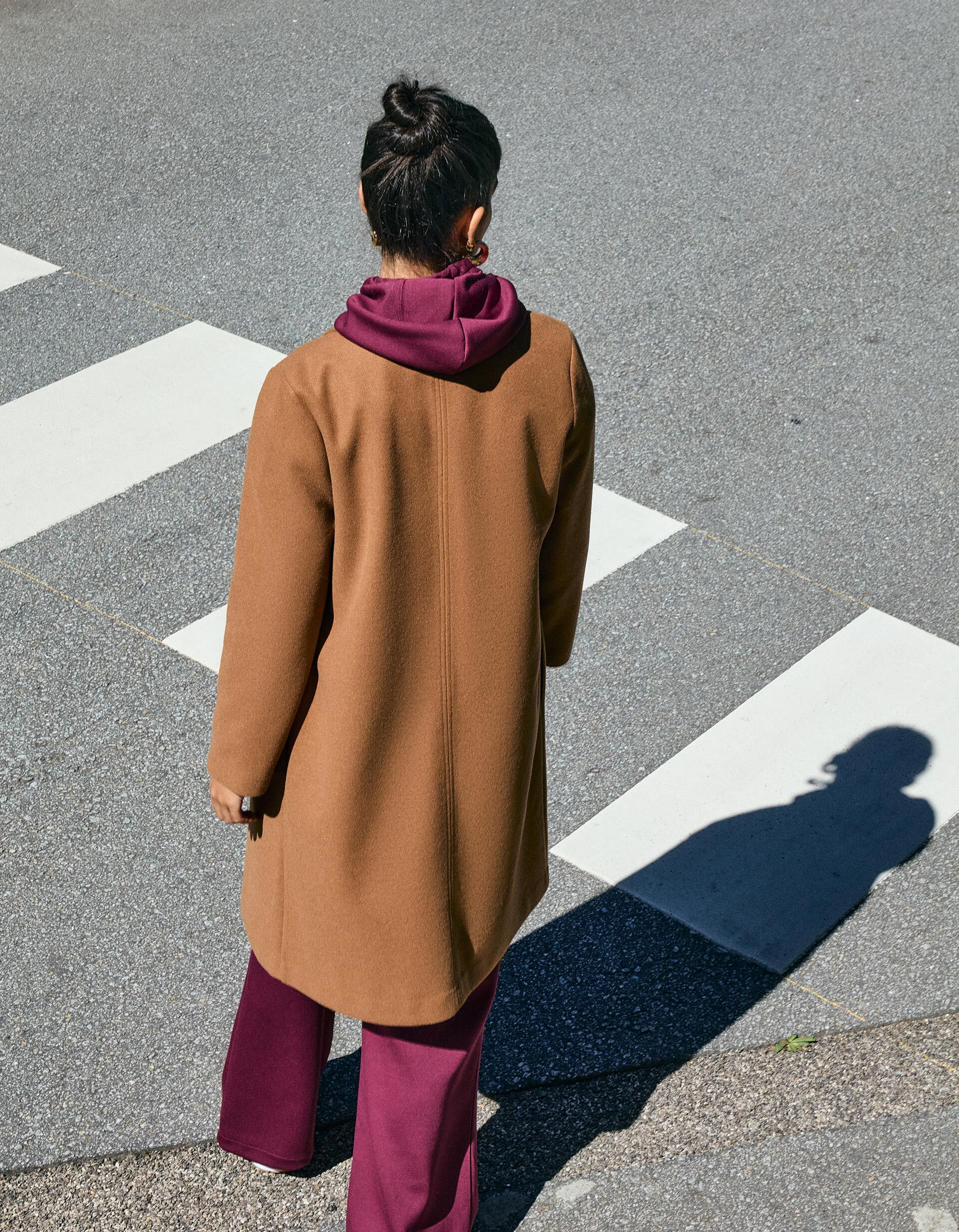 Comprar Online Casaco Comprido, Mulher, Bege 