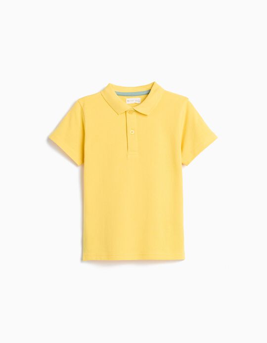 Comprar Online Polo Piquet, Menino, Amarelo