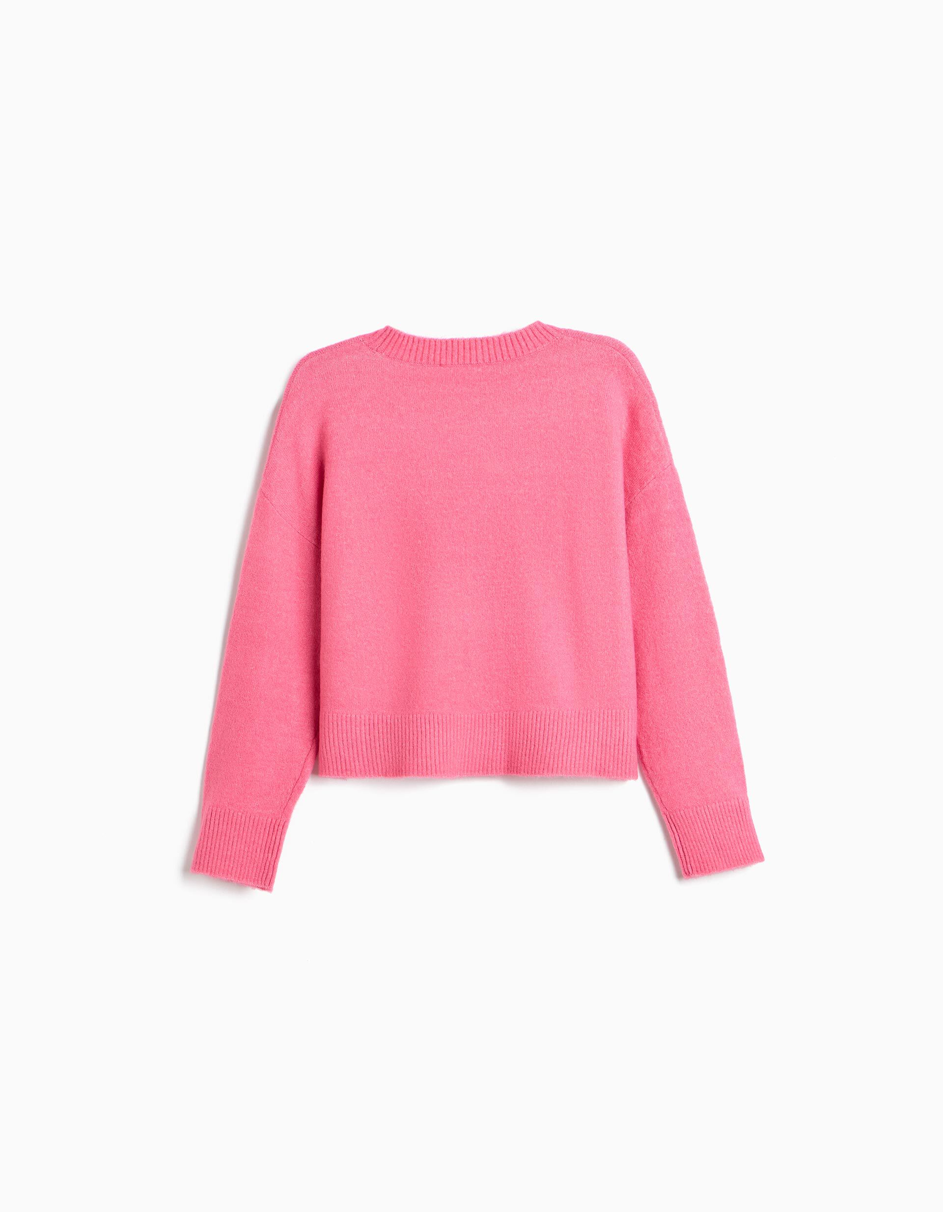 Comprar Online Camisola De Malha, Menina, Rosa