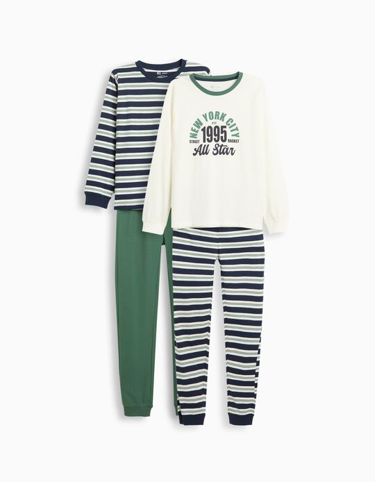 Comprar Online Pack 2 Pijamas Jersey, Menino, Multicolor