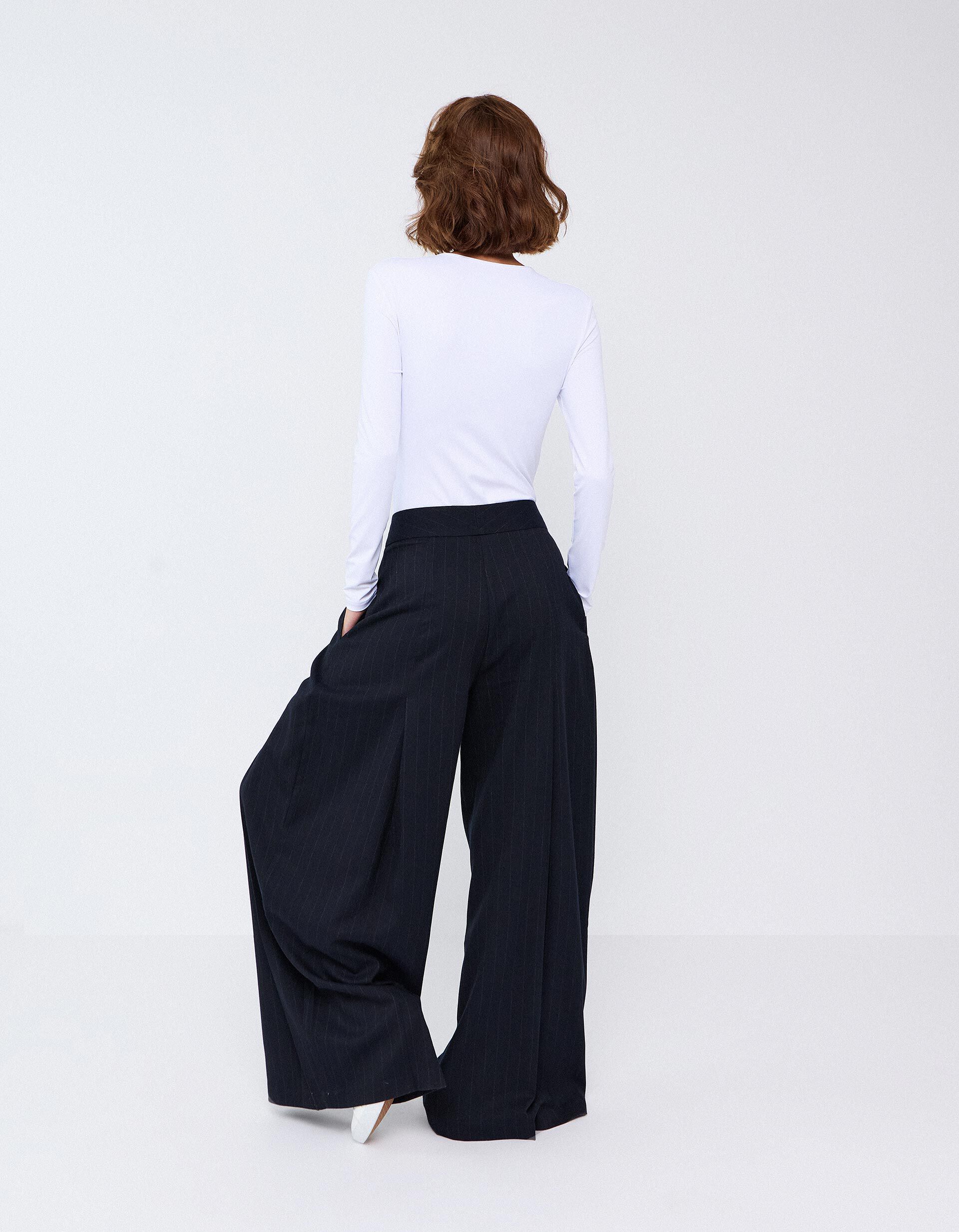 Comprar Online Cal&ccedil;as De Cintura Subida, Mulher, Azul Escuro