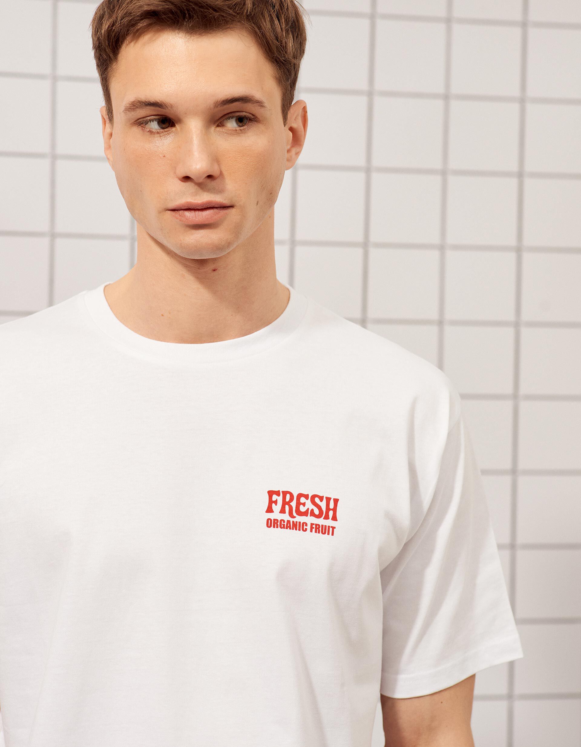 Comprar Online T-shirt Estampada, Homem, Branco