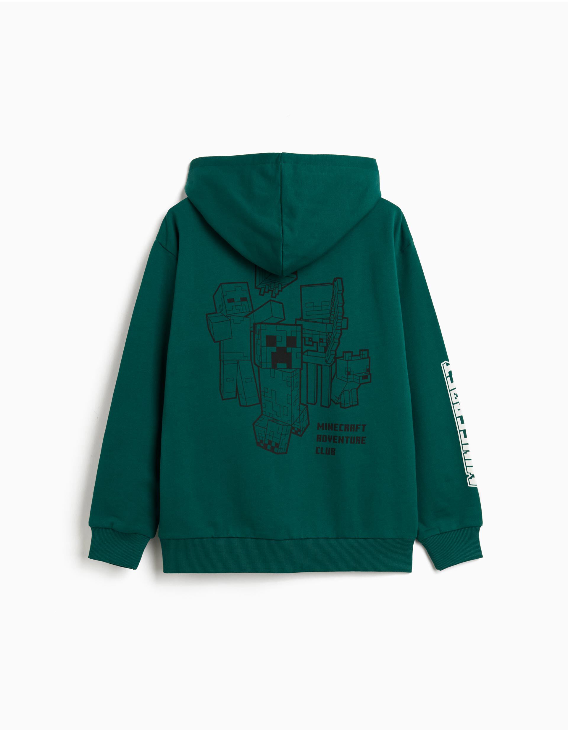 Comprar Online Casaco com Capuz 'Minecraft', Menino, Verde